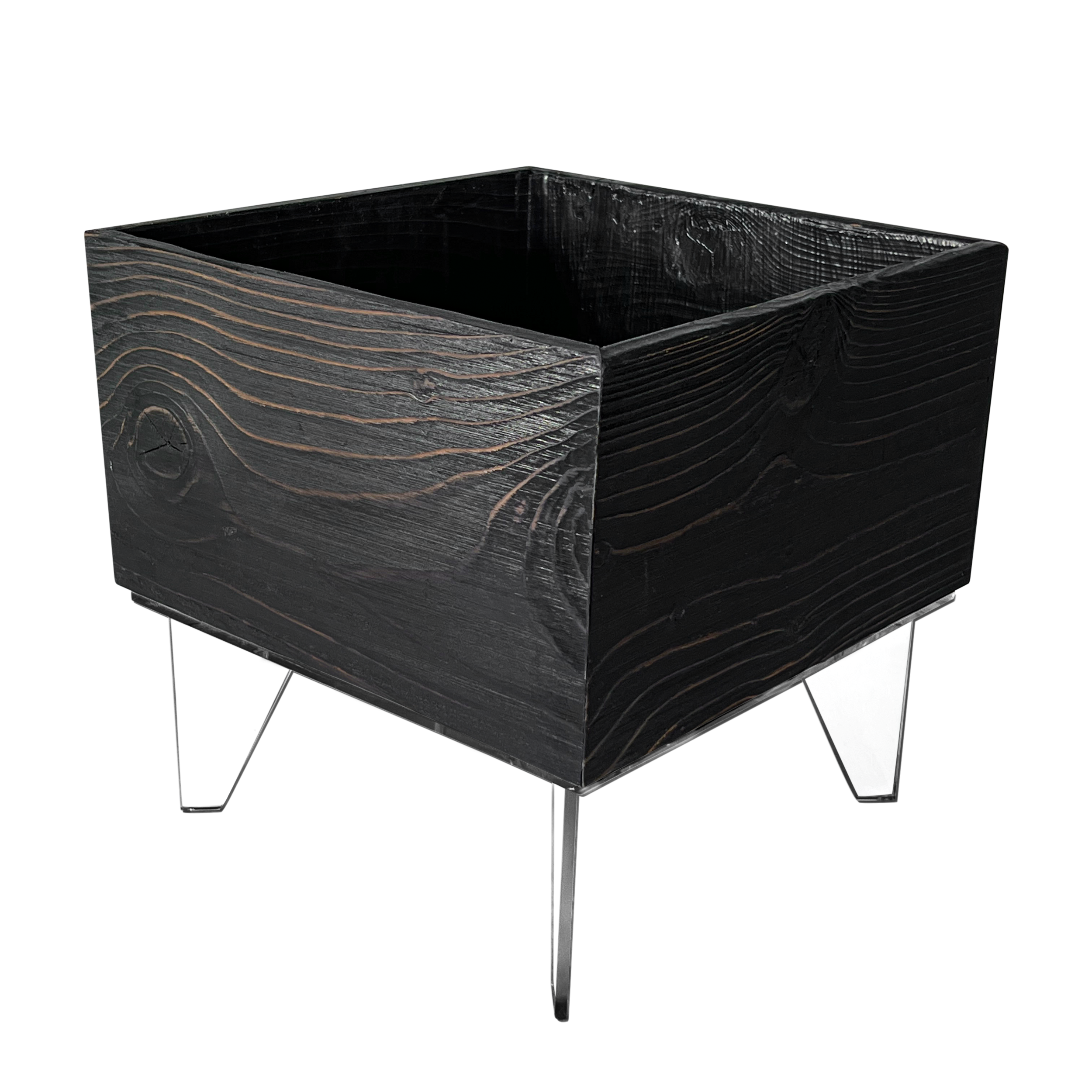 Yakisugi Burned Wooden Pot / Container