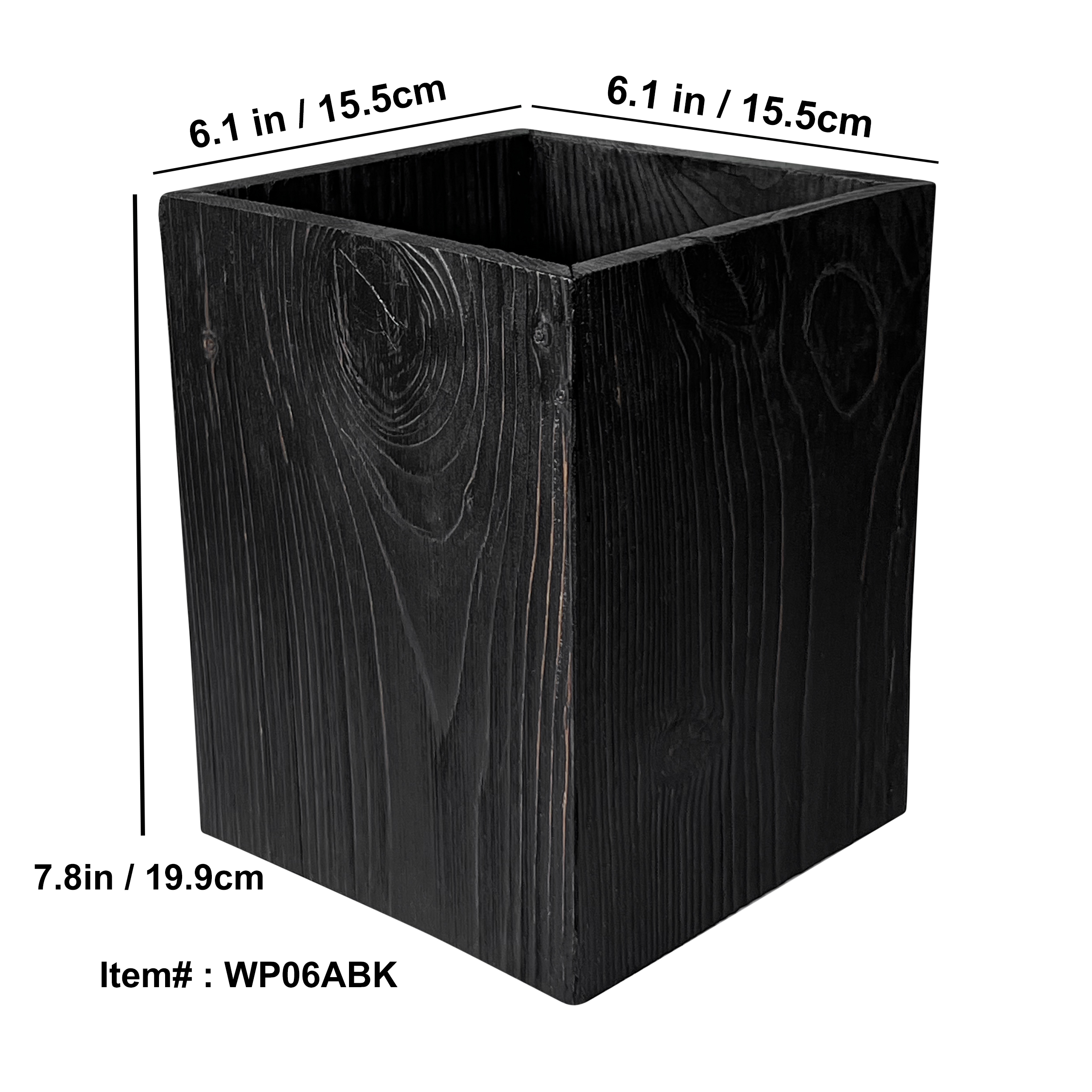 Yakisugi Burned Wooden Pot / Container