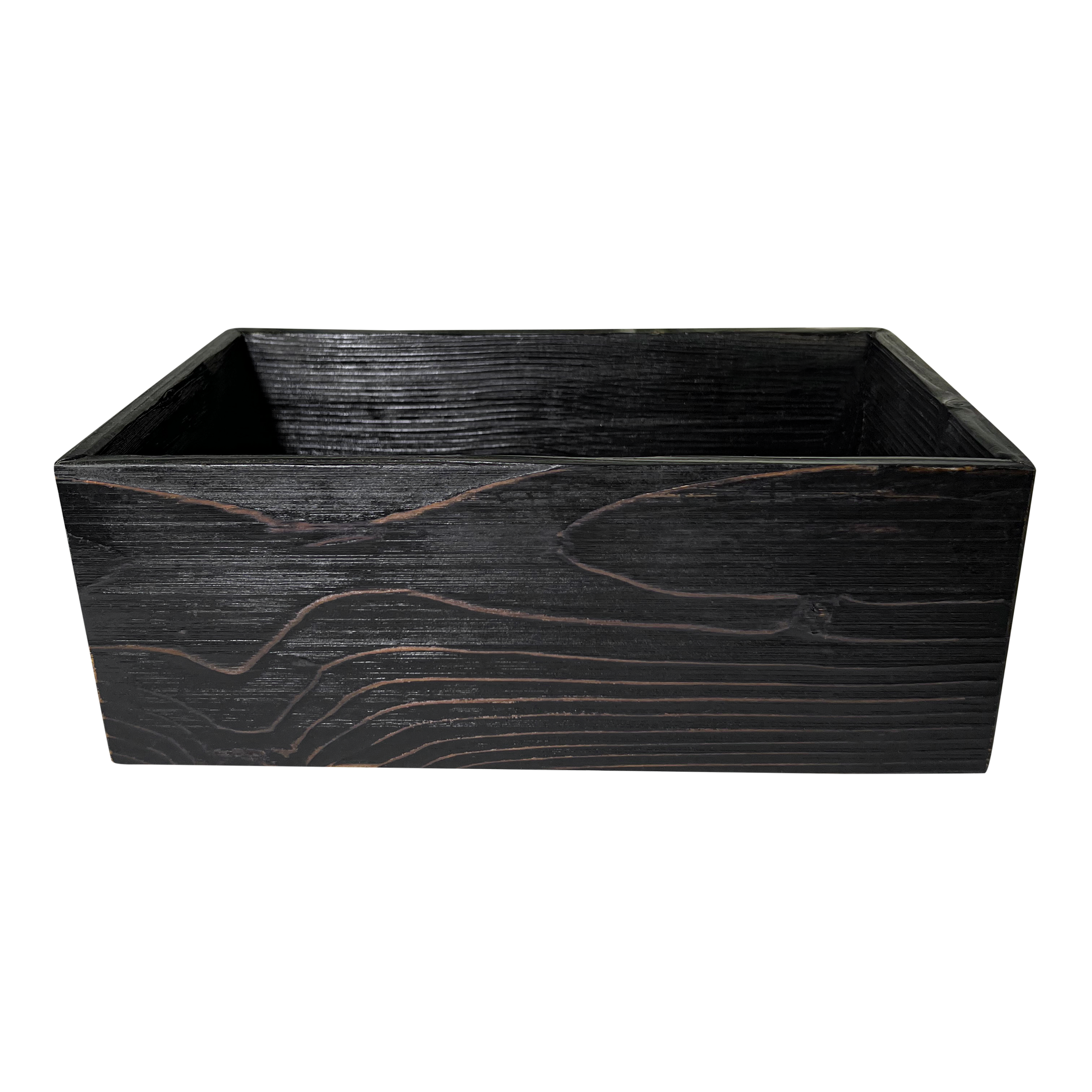 Yakisugi Burned Wooden Pot / Container