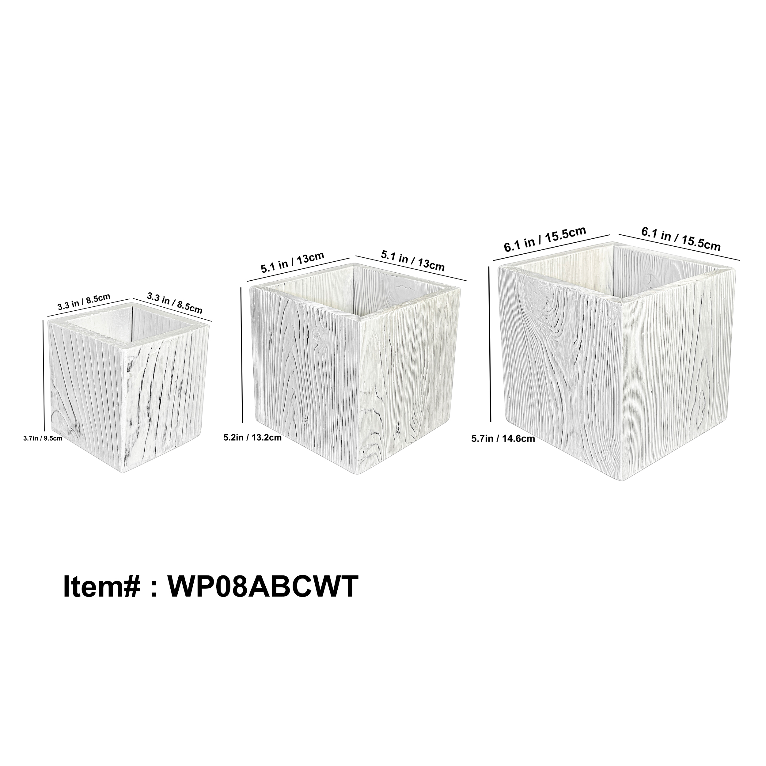 Yakisugi Burned Wooden Pot / Container