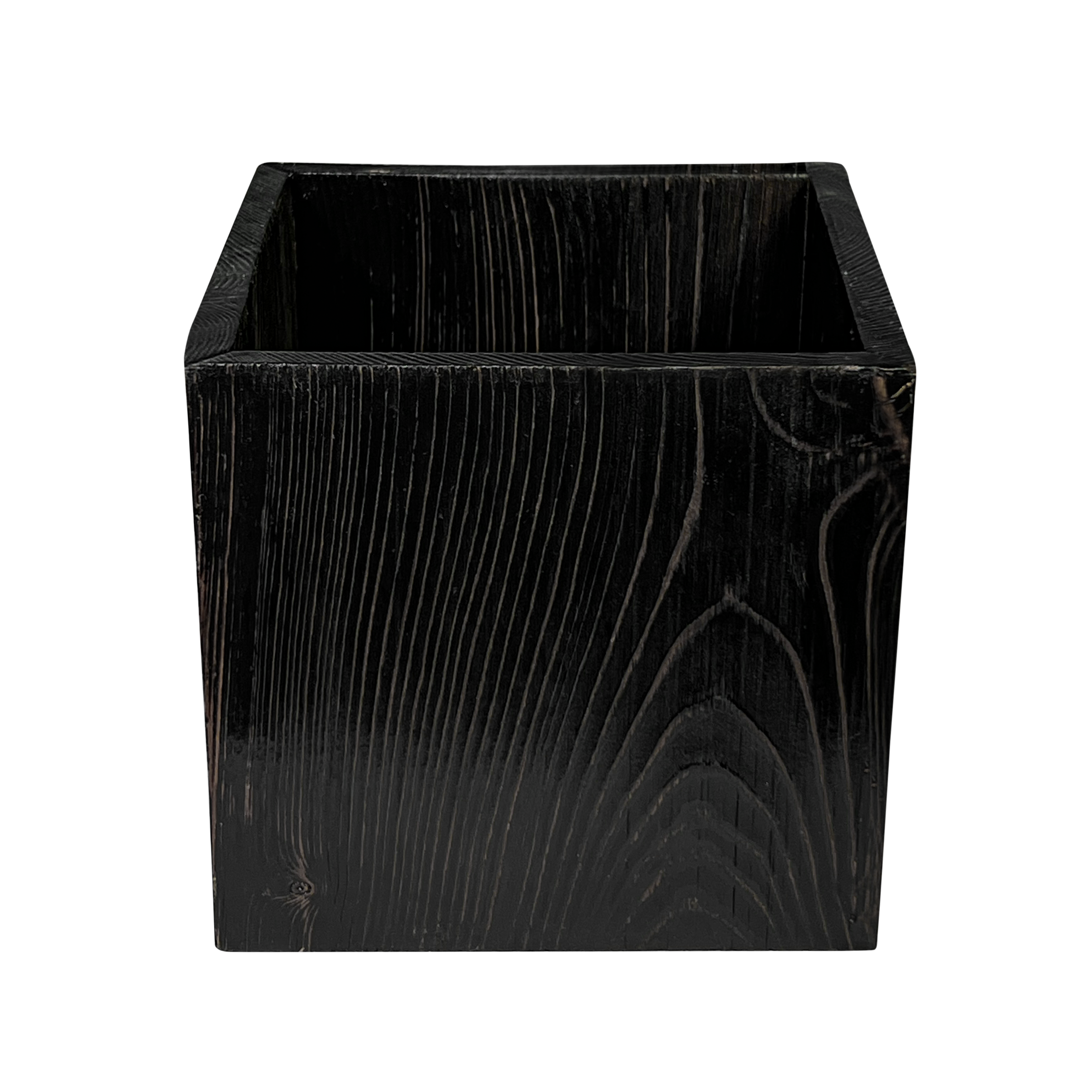 Yakisugi Burned Wooden Pot / Container