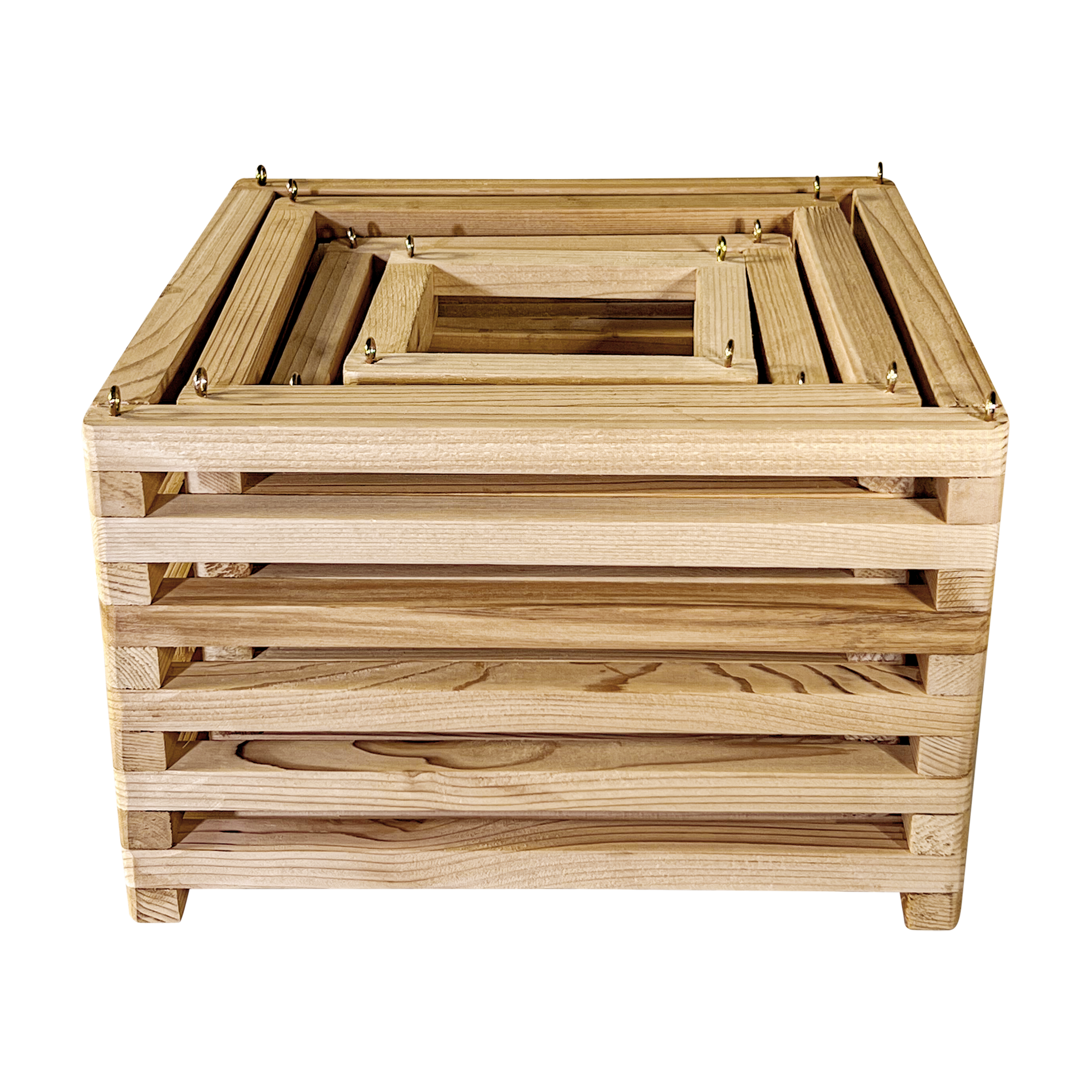 Yakisugi Burned Wooden Pot / Container Cages