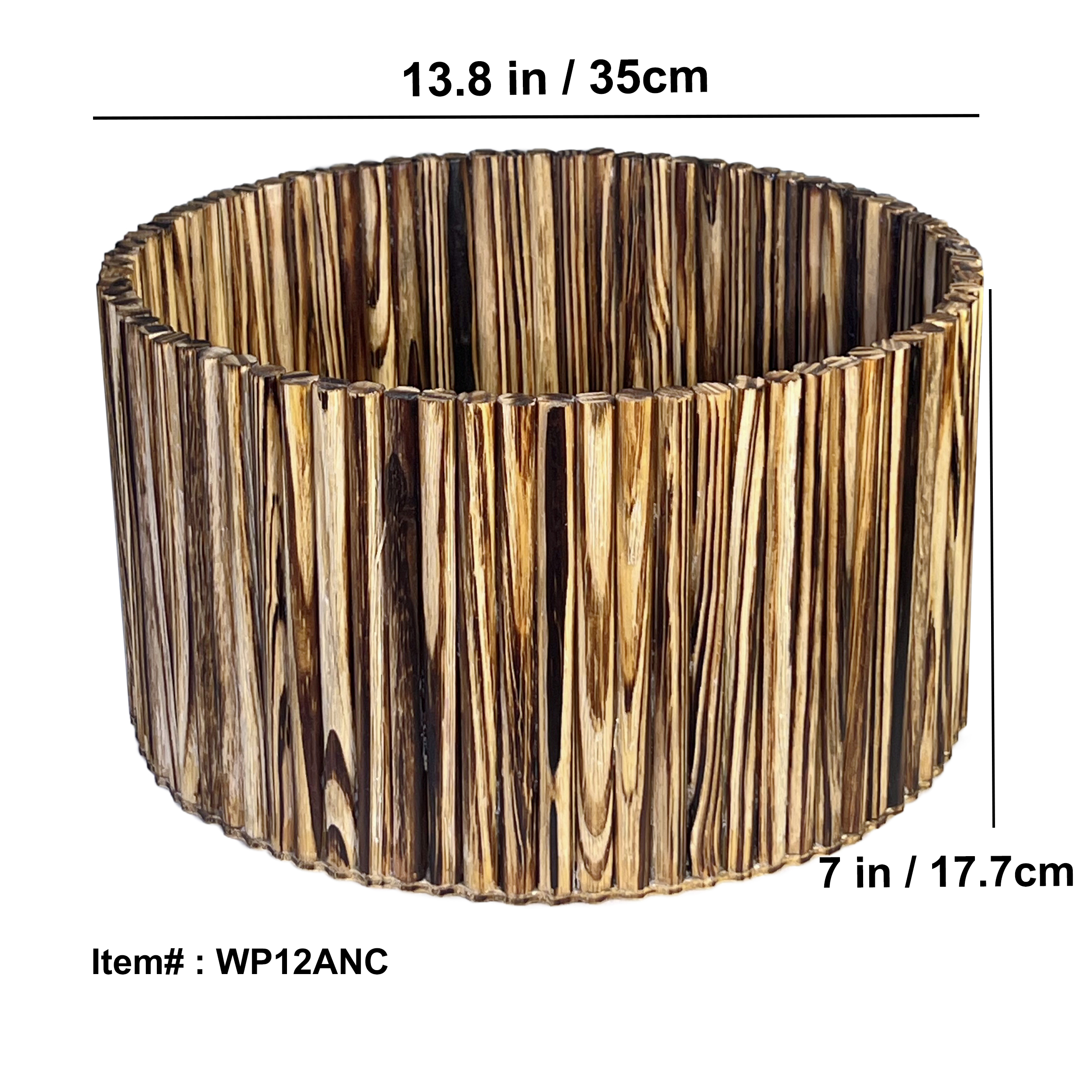 Yakisugi Burned Wooden Pot / Container