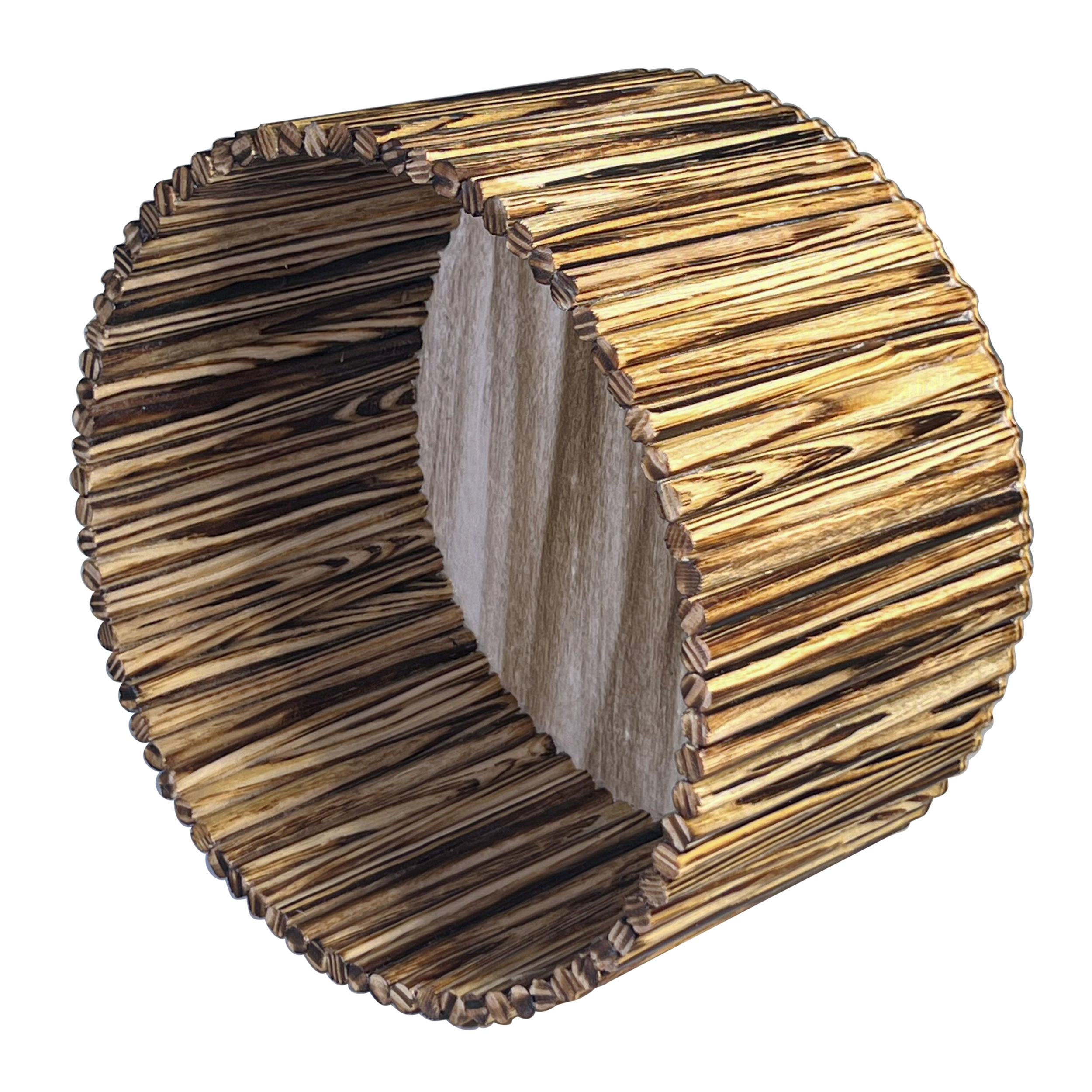 Yakisugi Burned Wooden Pot / Container