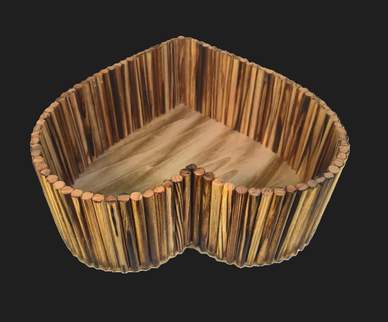 Yakisugi Burned Wooden Pot / Container