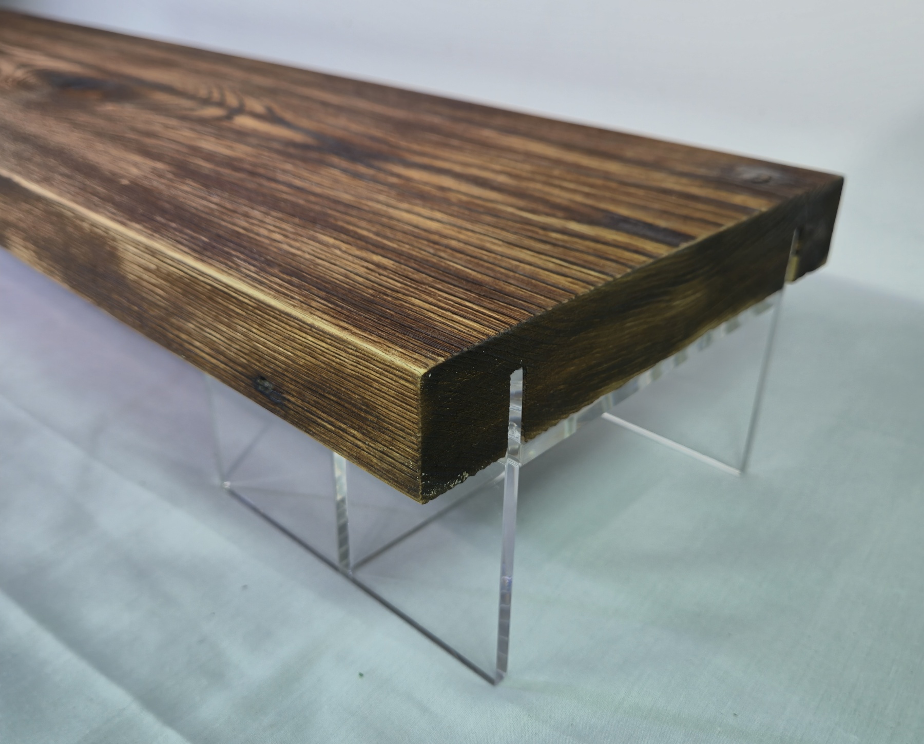 Yakisugi Burned Wooden TV Stand / Table 