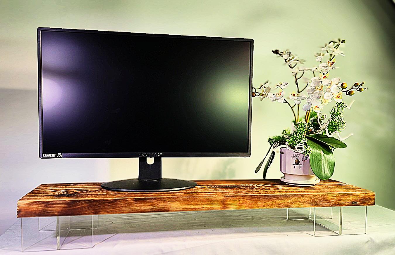 Yakisugi Burned Wooden TV Stand / Table 