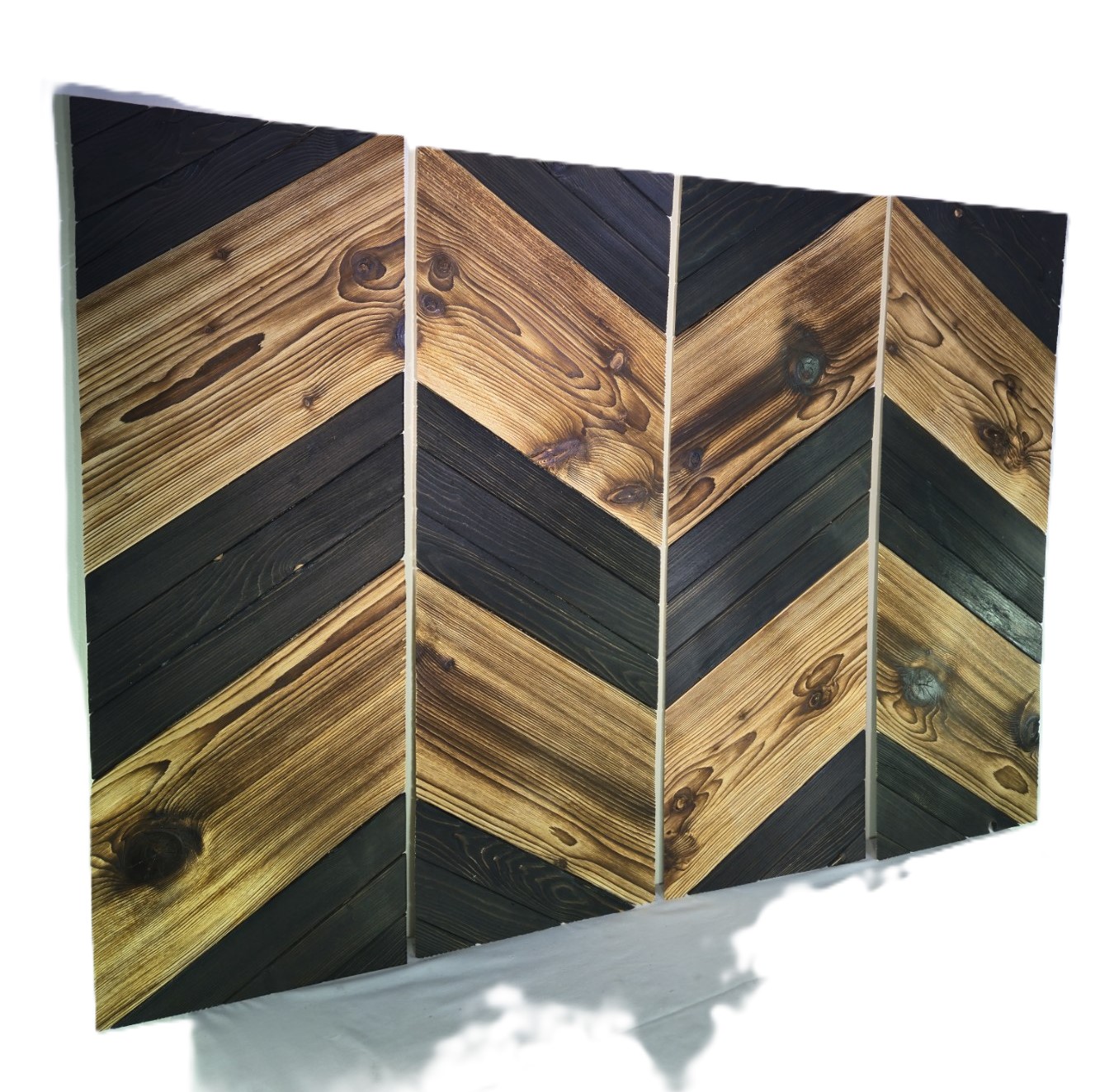 Yakisugi Burned Wooden Wall Décor 