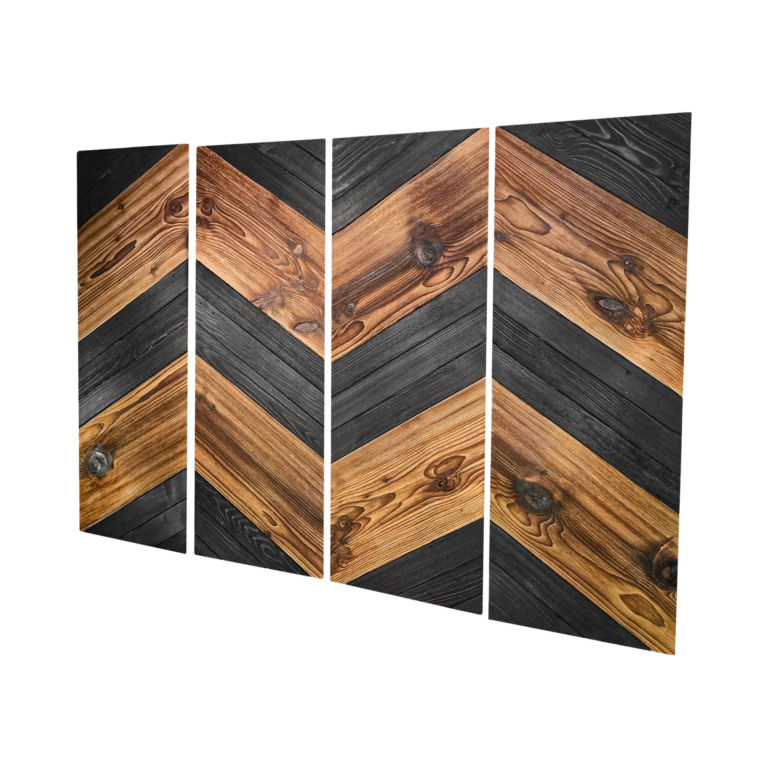 Yakisugi Burned Wooden Wall Décor 