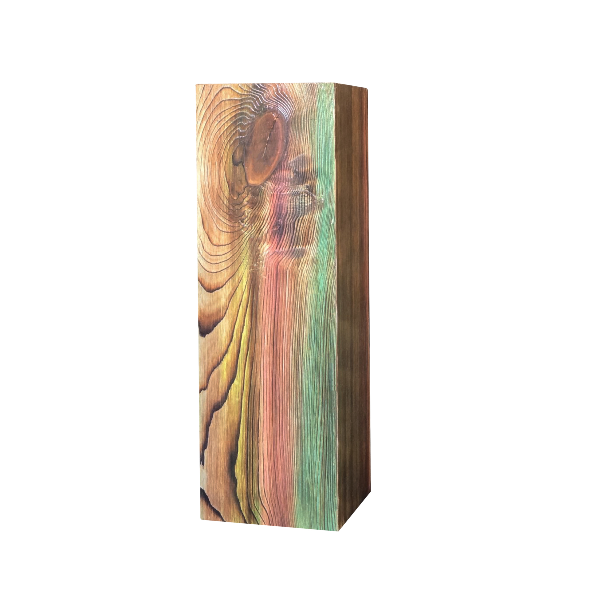 Yakisugi Burned Wooden Pedestals