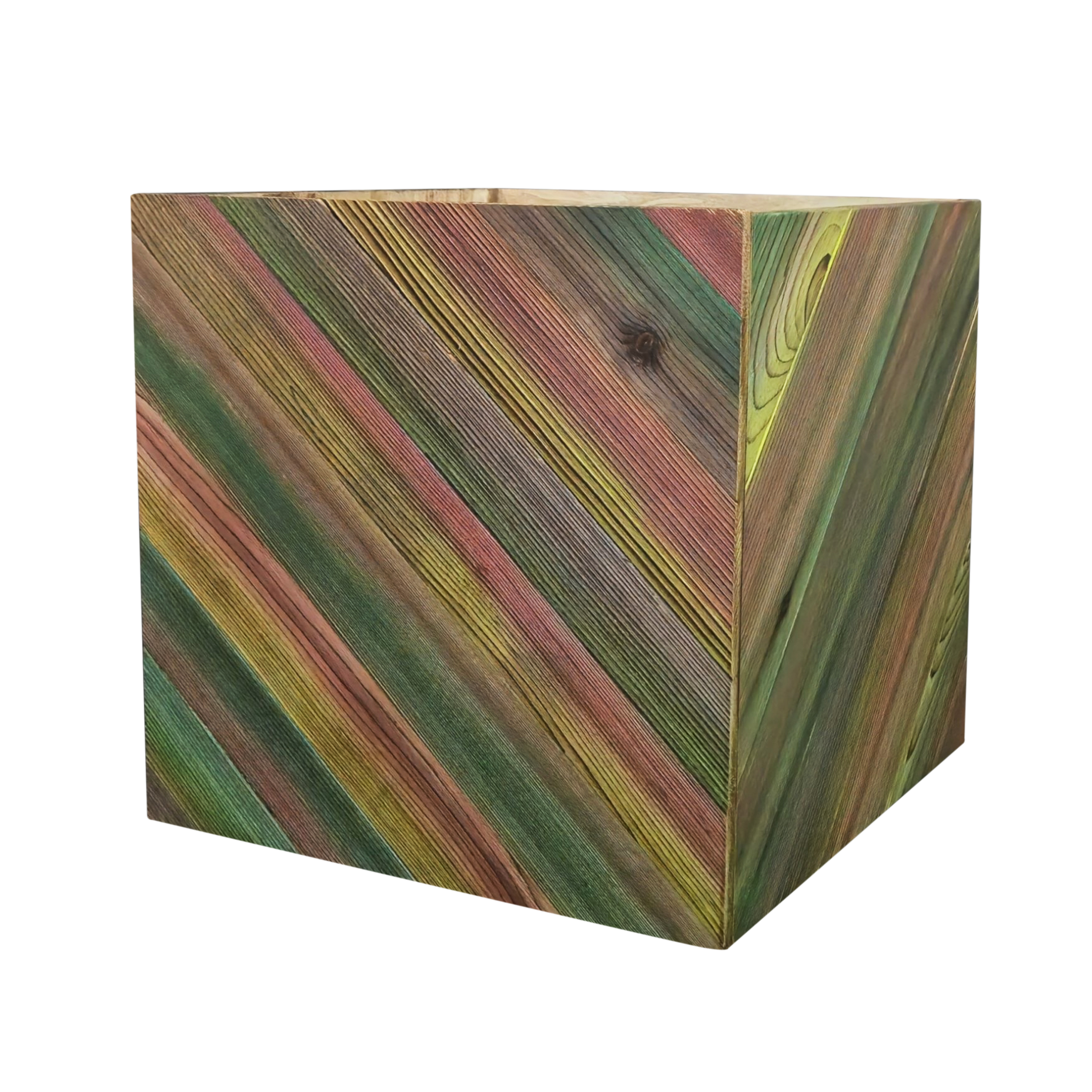 Yakisugi Burned Wooden Container / Table Base