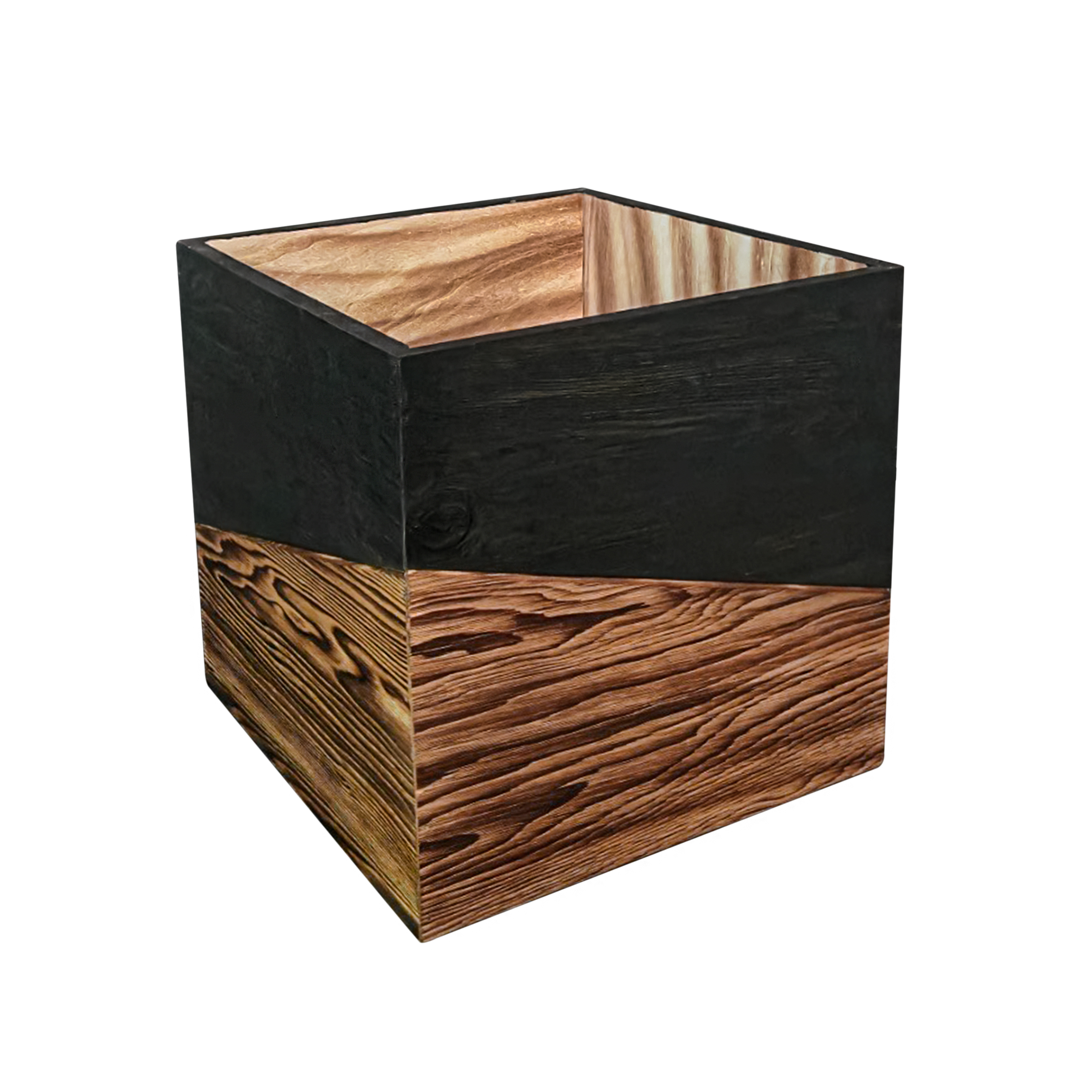 Yakisugi Burned Wooden Container / Table Base