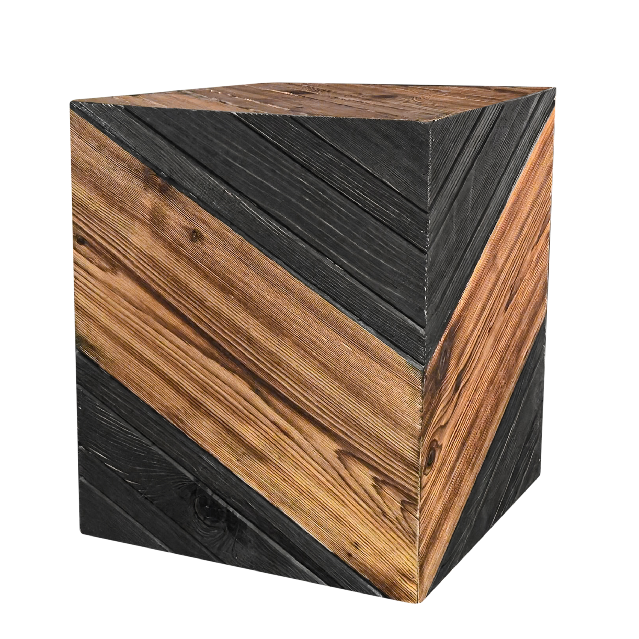 Yakisugi Burned Wooden Container / Table Base