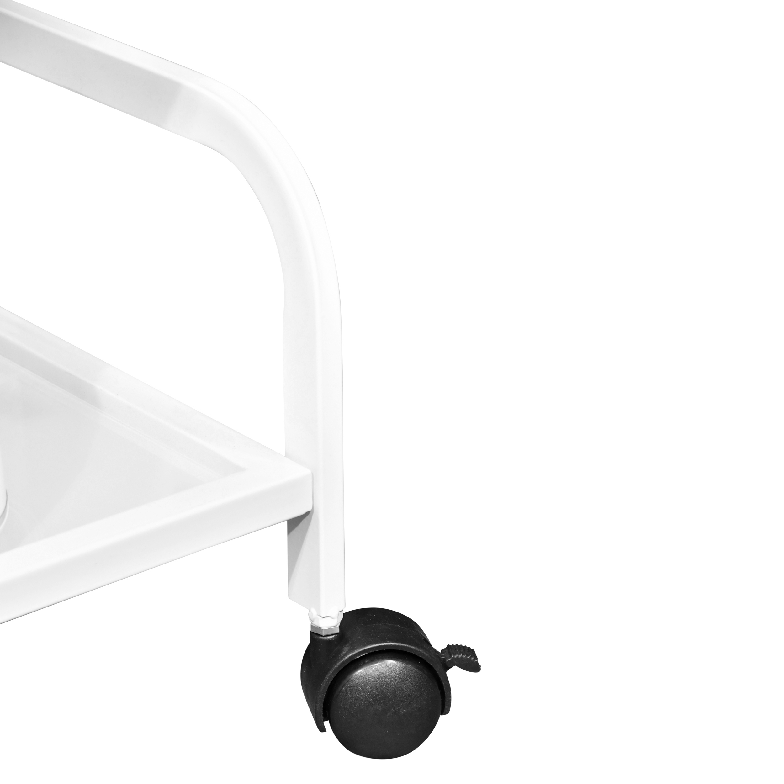 White 3-Tier Storage Trolley