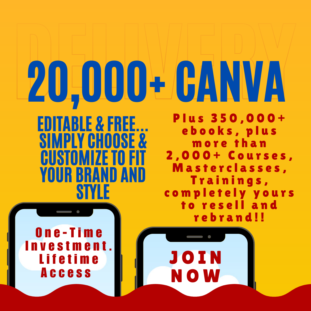 More than 2,000+ Courses, Masterclasses, Trainings, E-books, completely yours to resell and rebrand.