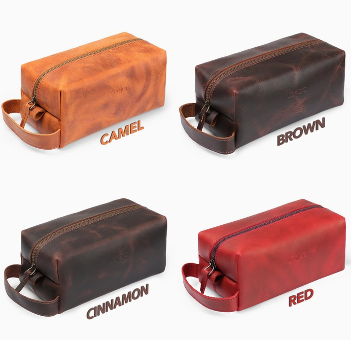 Leather Dopp Kit