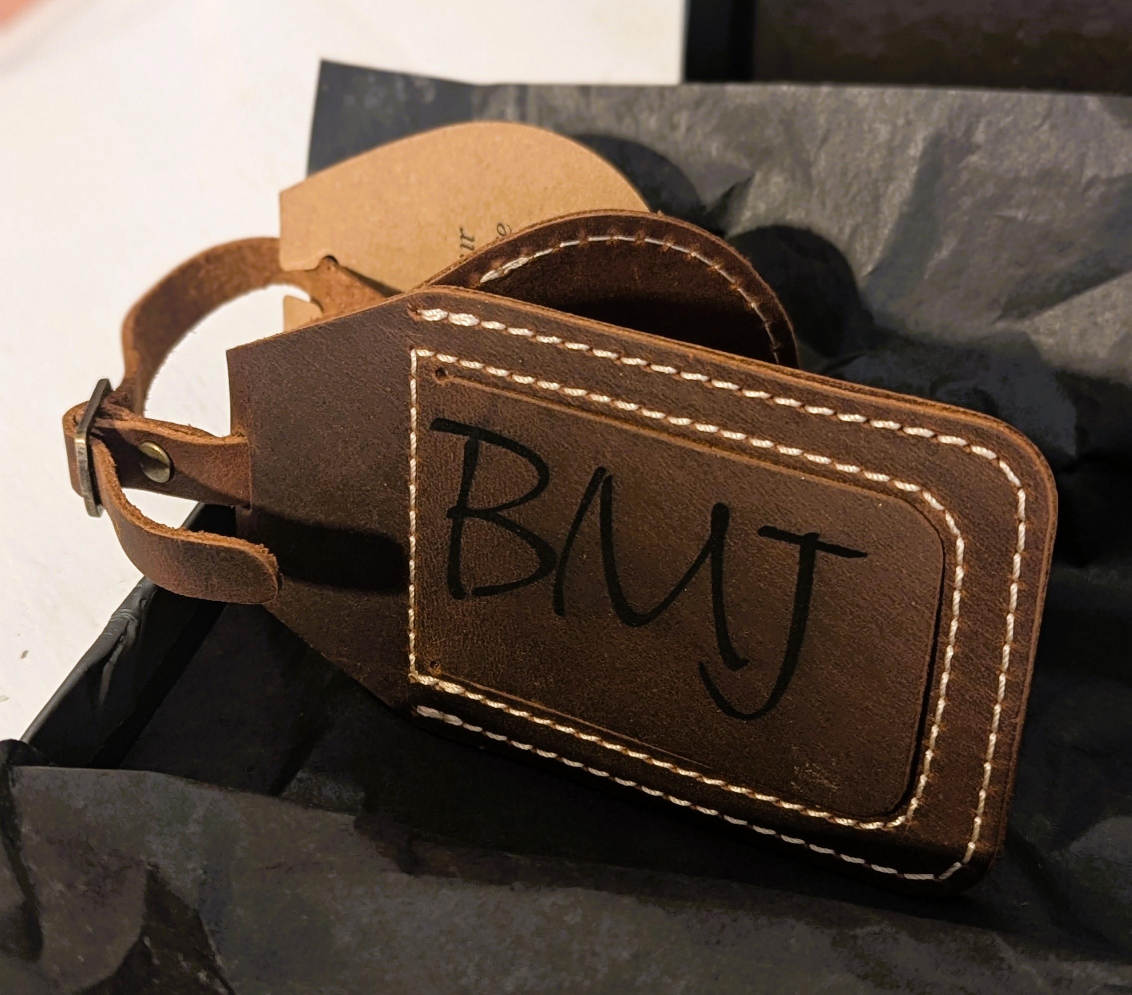 Luggage Tag and AirTag Holder