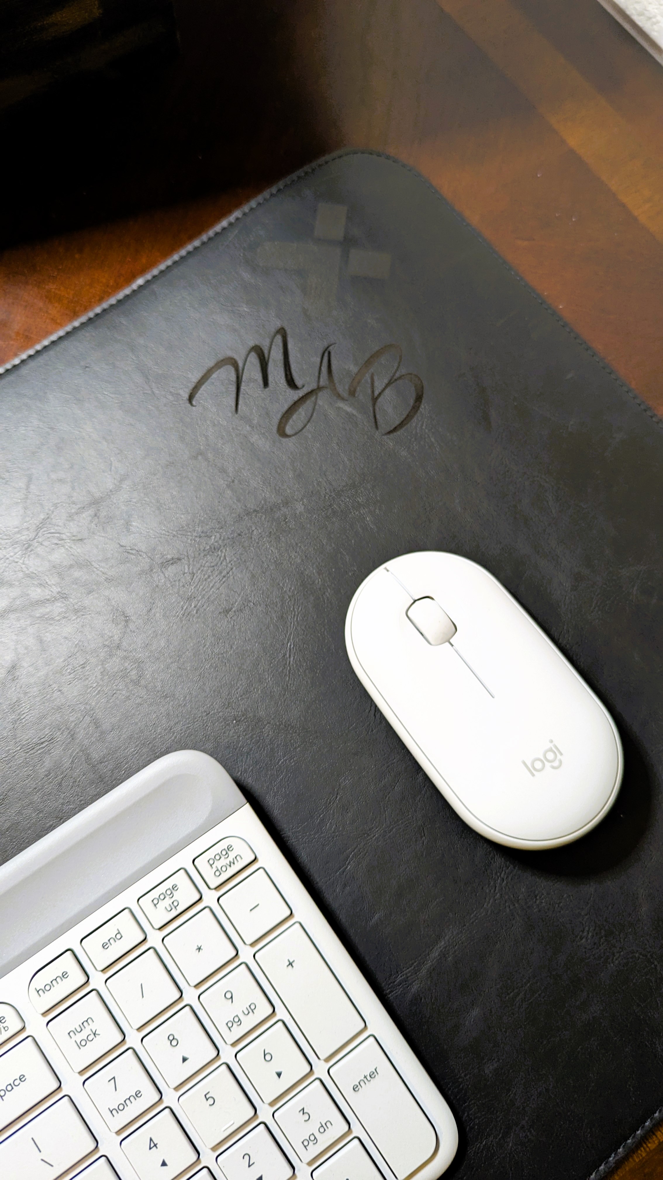 Extended Desk Mat and Mousepad
