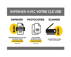 Impression à 10 cm/feuille A4 en boutique