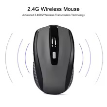 Souris sans fil 2.4G souris de jeu 2.4Ghz souris optique sans fil 6D mince Mini souris silencieuse DPI1600