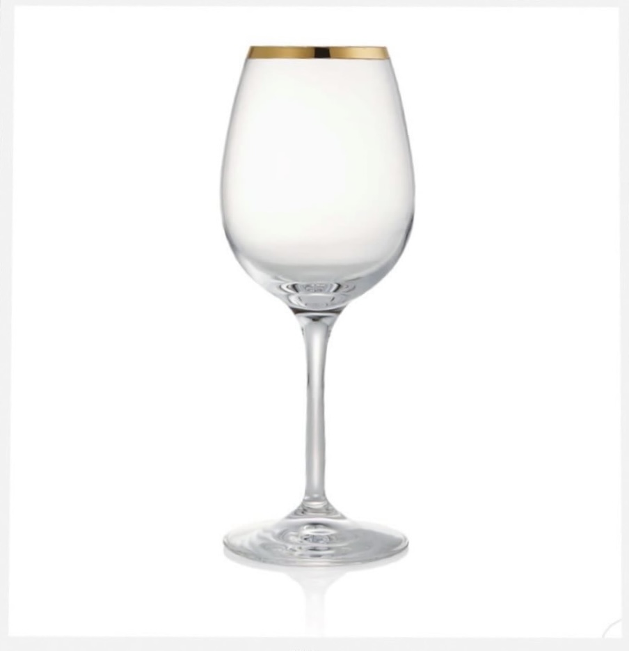 Gold Wine Glass