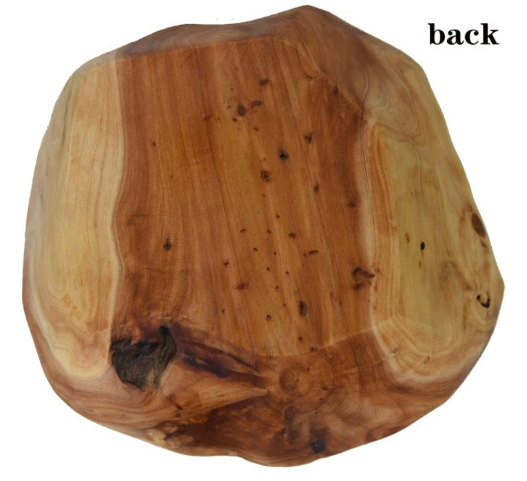 Creative Wood Bowl Root Carved Bowl Handmade Natural Real Wood Candy Serving Bowl (9"-10")