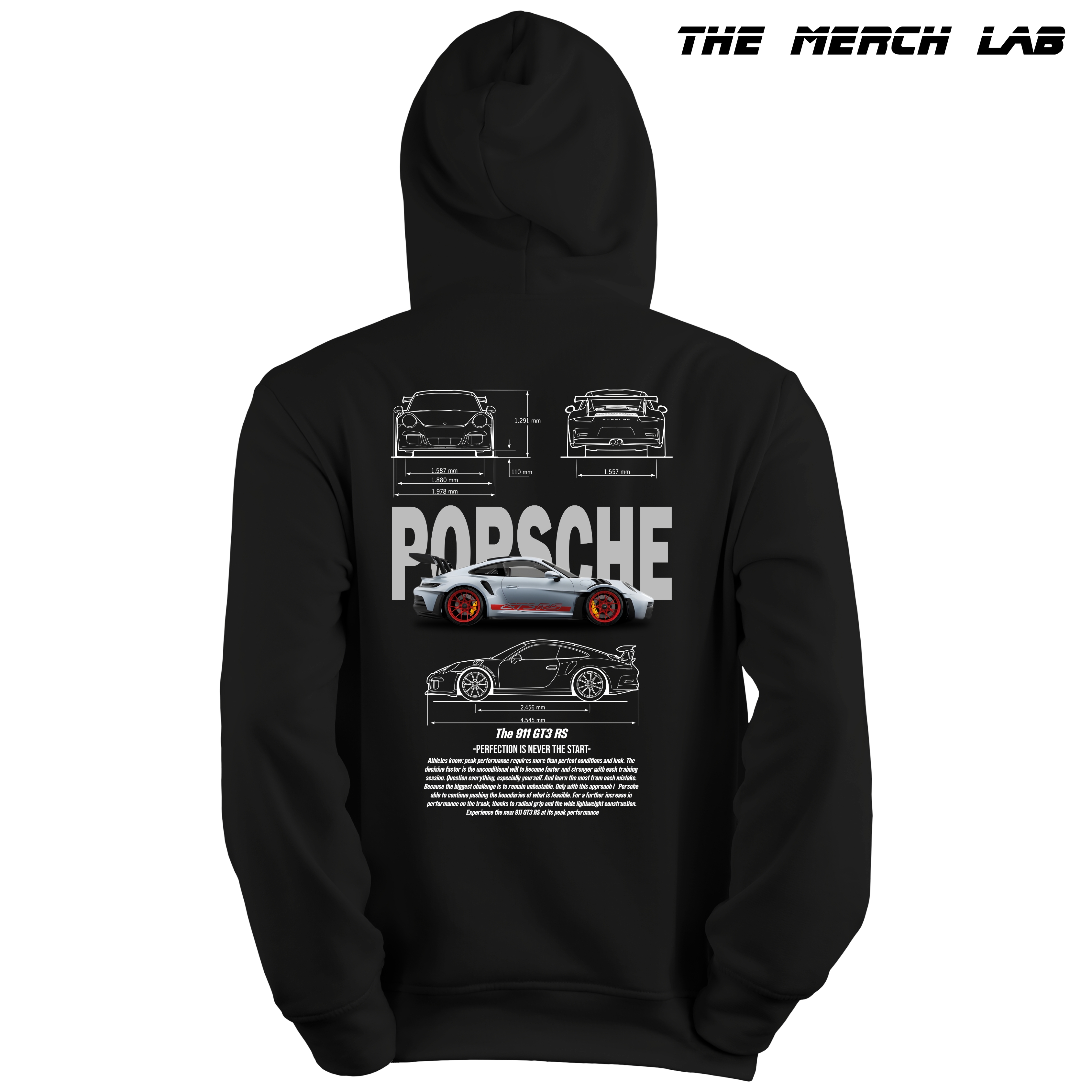 Porsche 911 Hoodie (Grey)