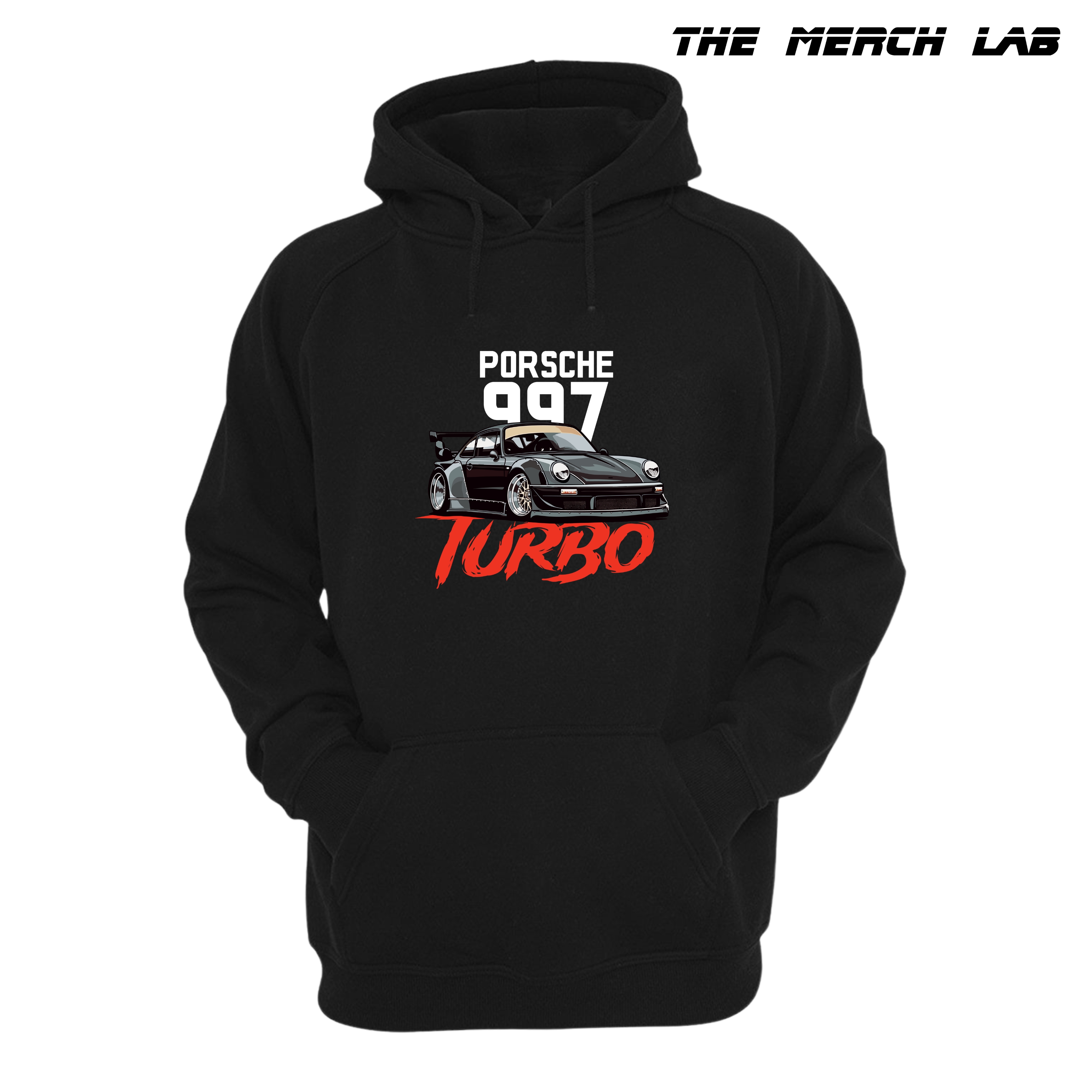 Porsche Customized Black Hoodies
