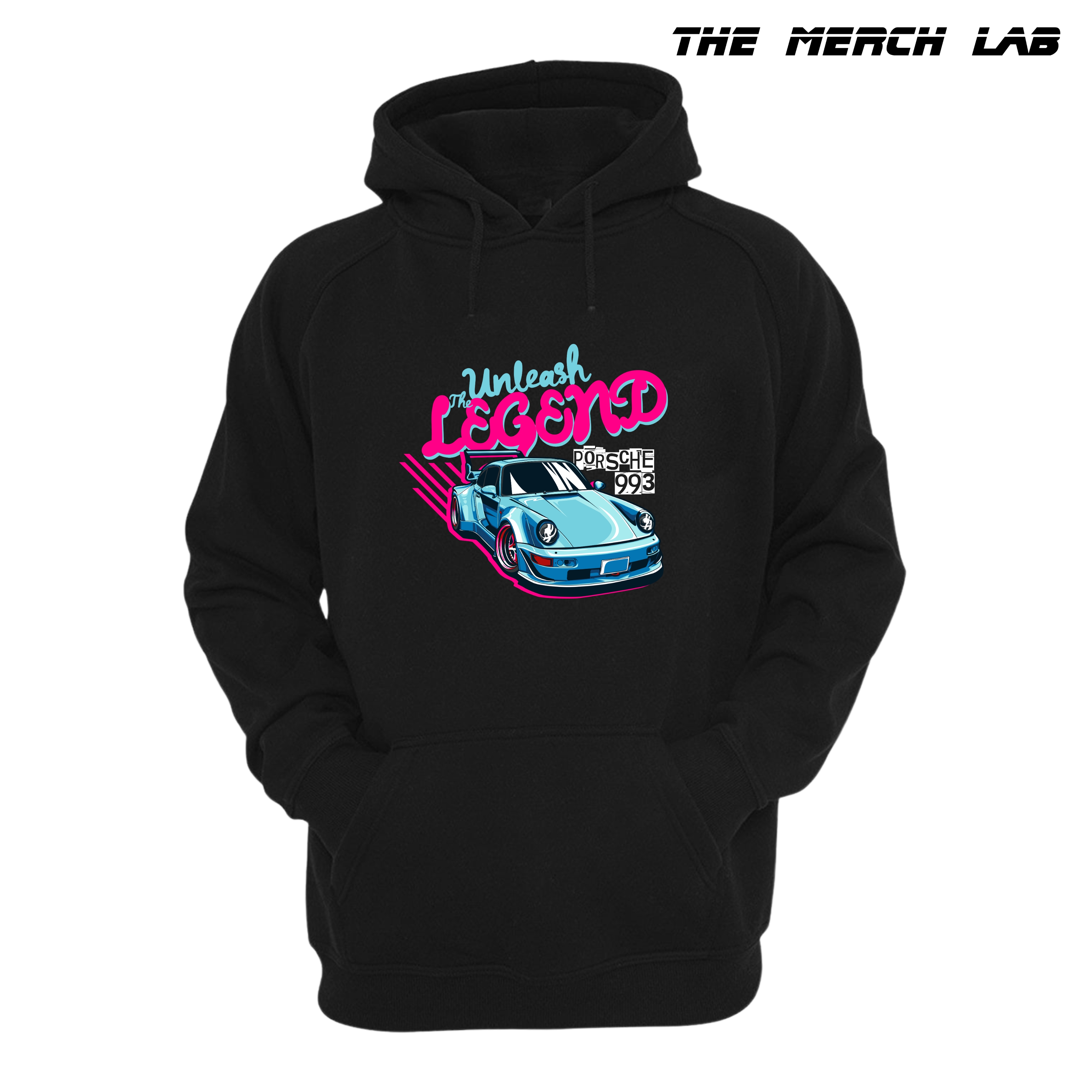 Porsche Customized Black Hoodies