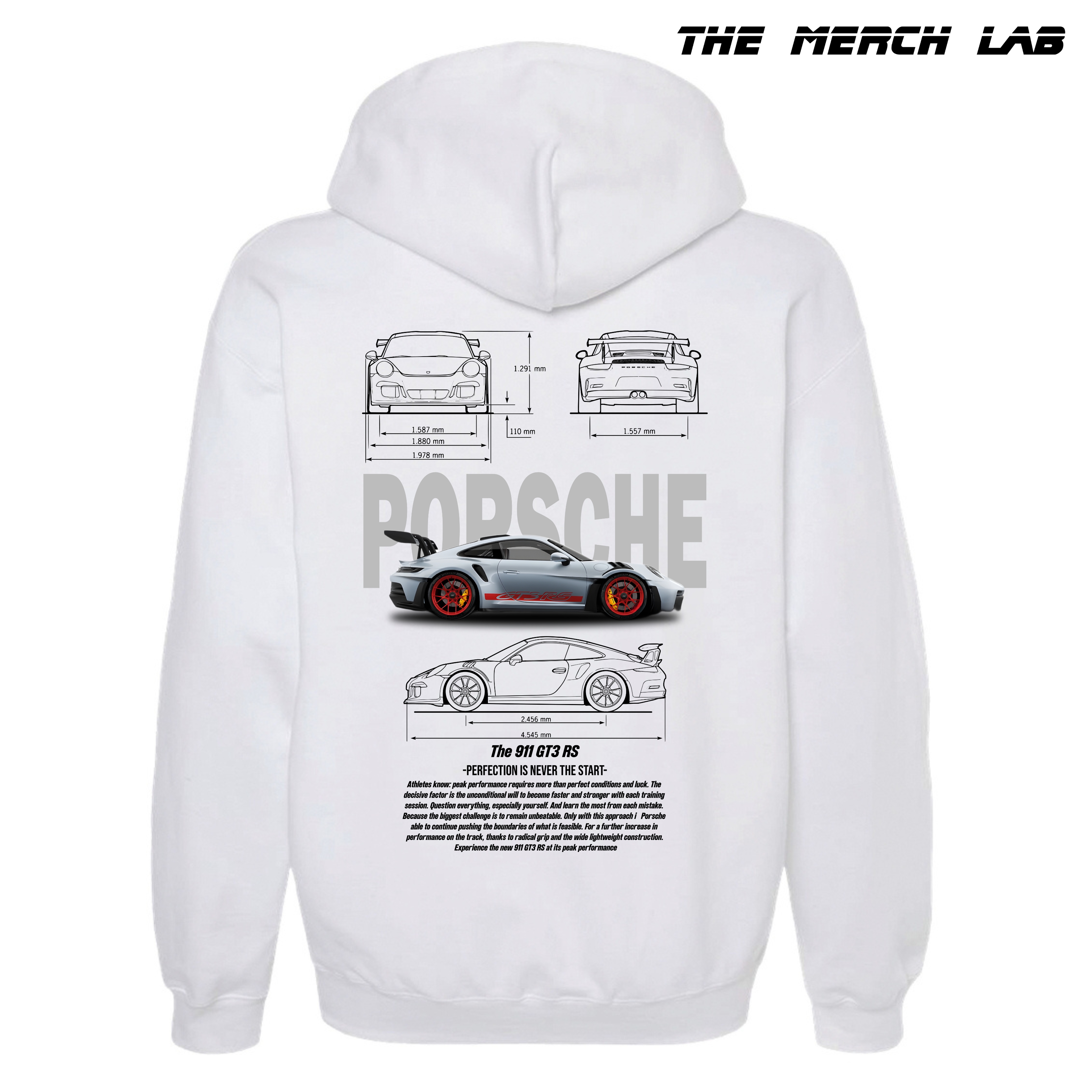 Porsche 911 Hoodie (Grey)