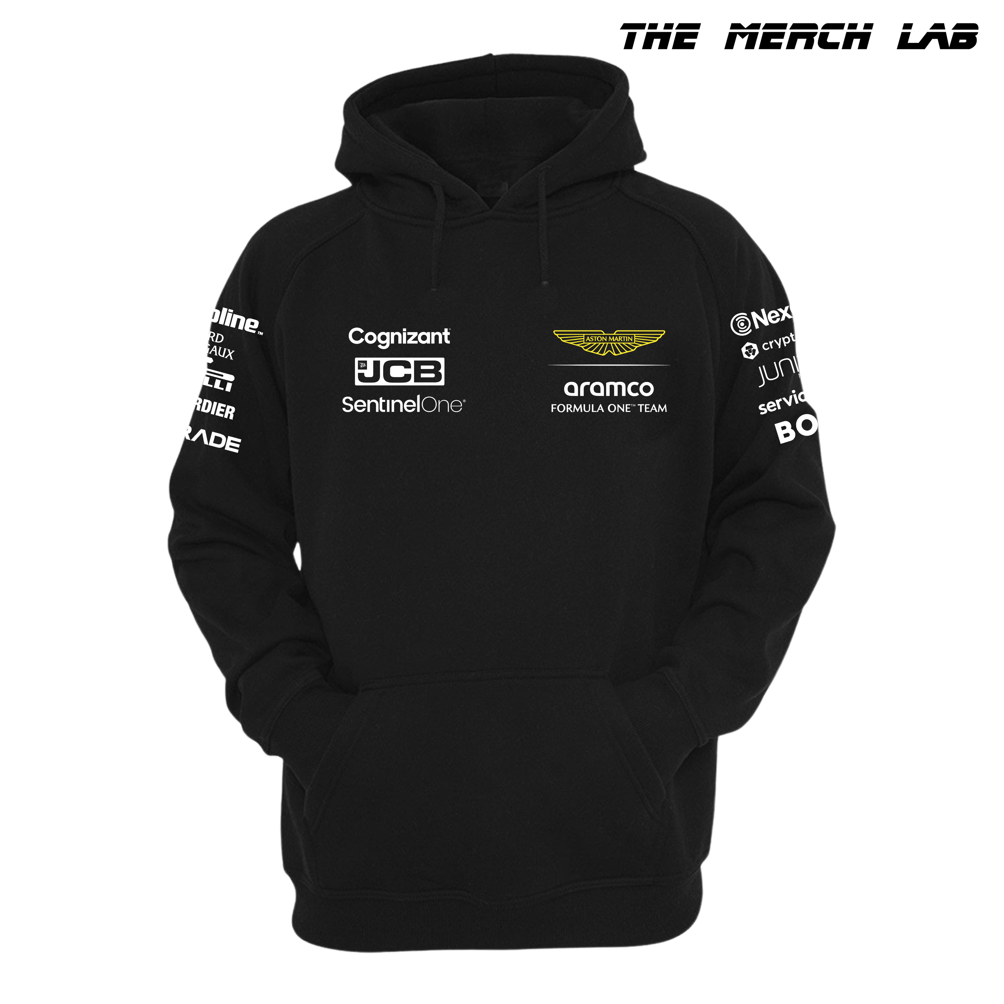 Aston Martin F1 2024 Black Hoodie