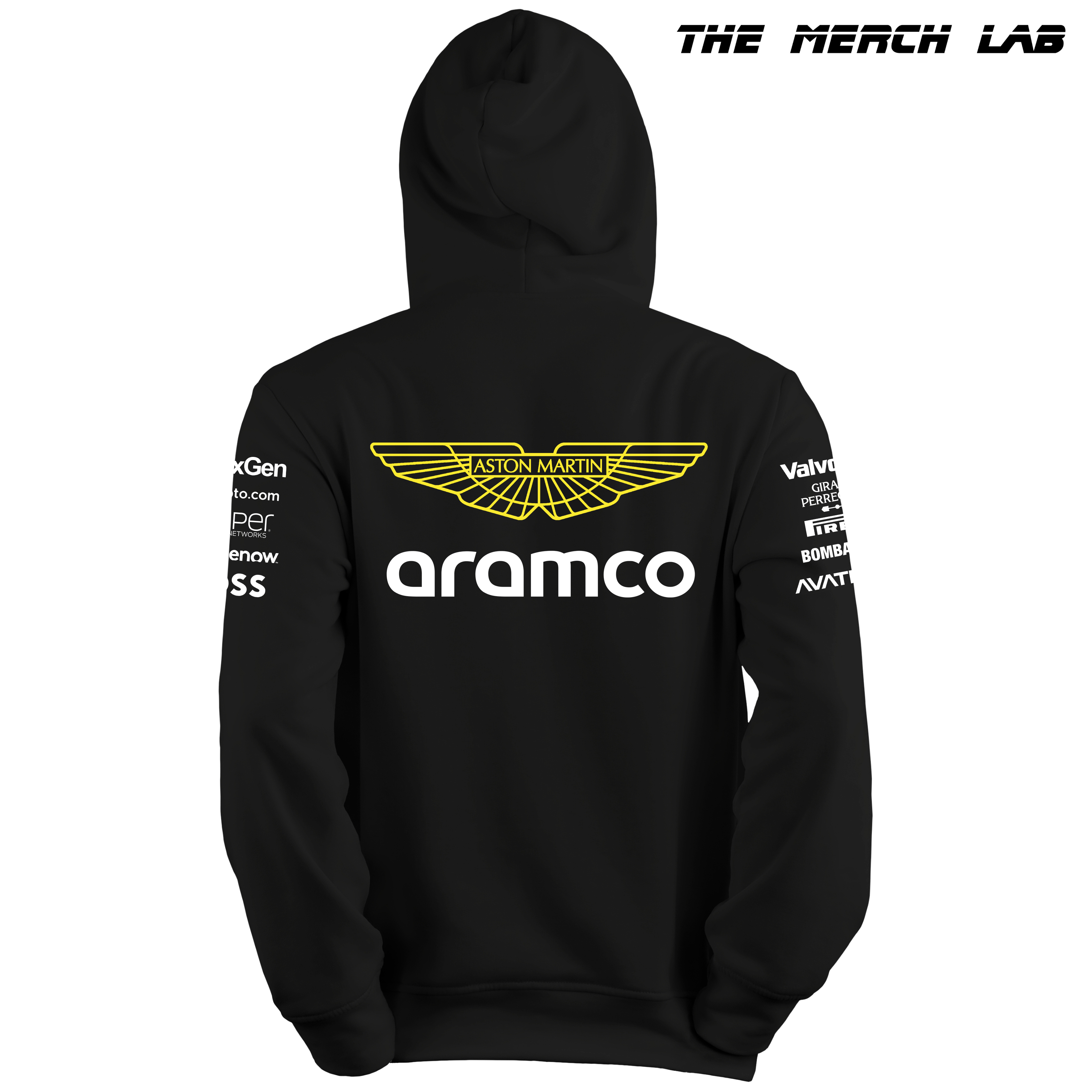 Aston Martin F1 2024 Black Hoodie