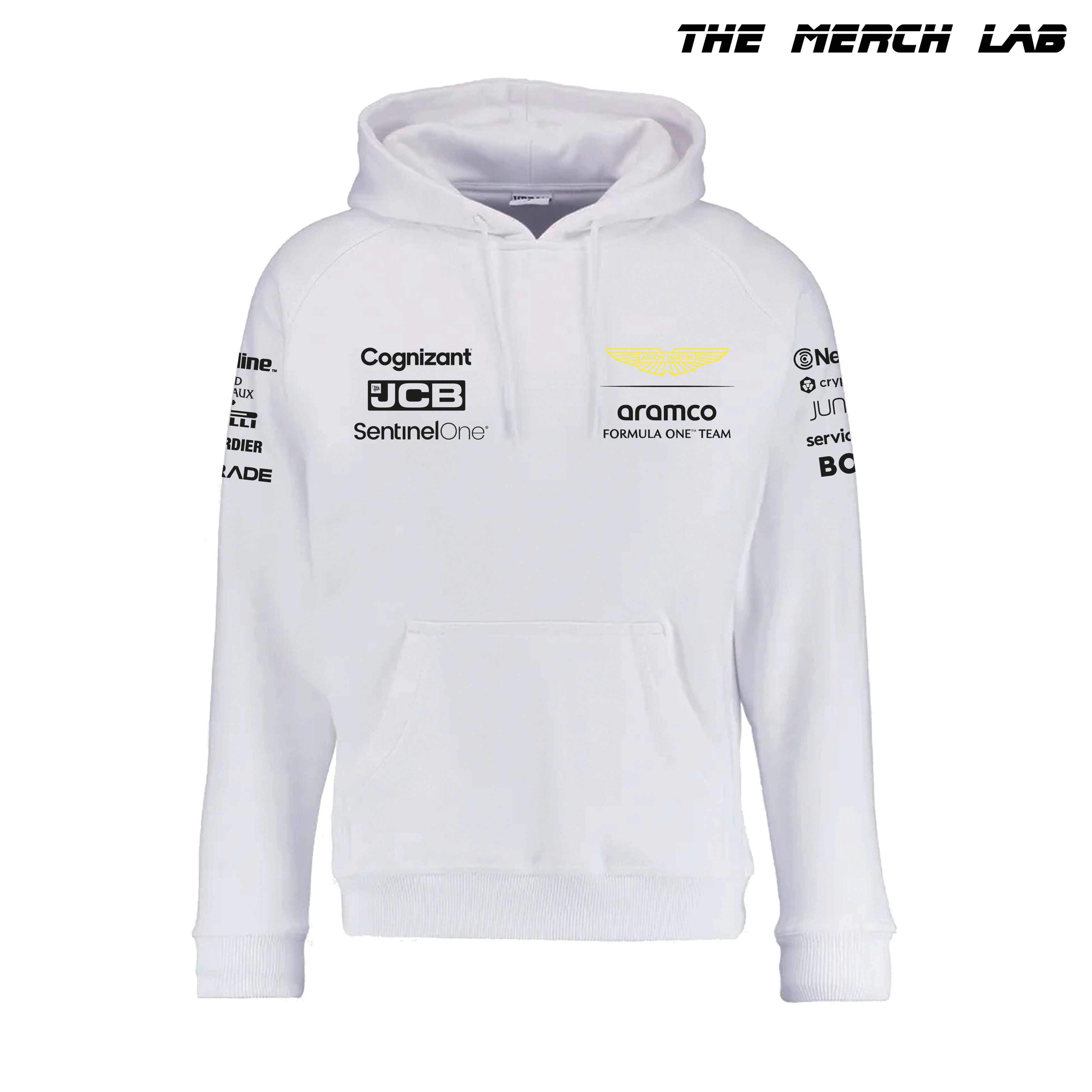 Aston Martin F1 2024 White Hoodie