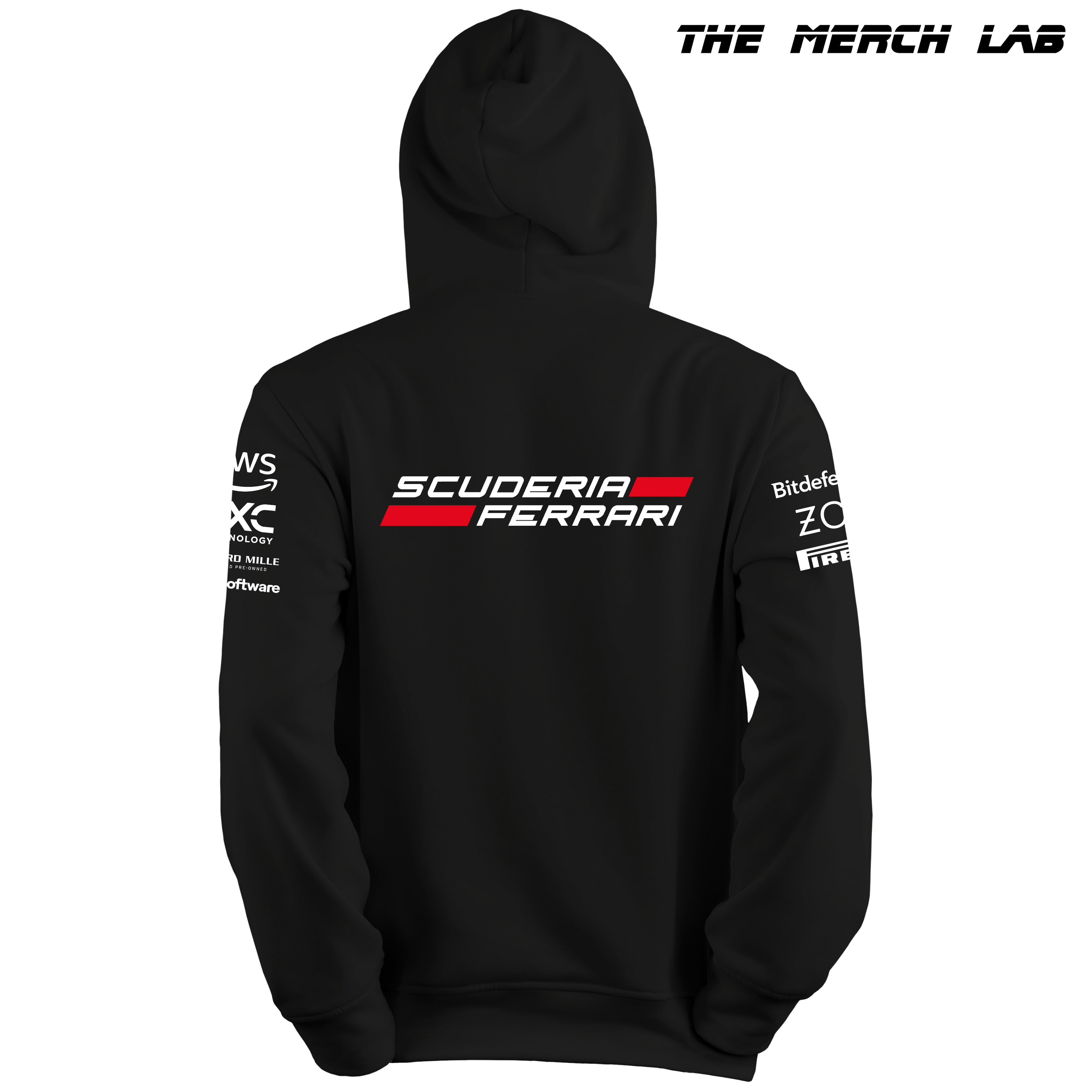 Ferrari F1 2024 Black Hoodie