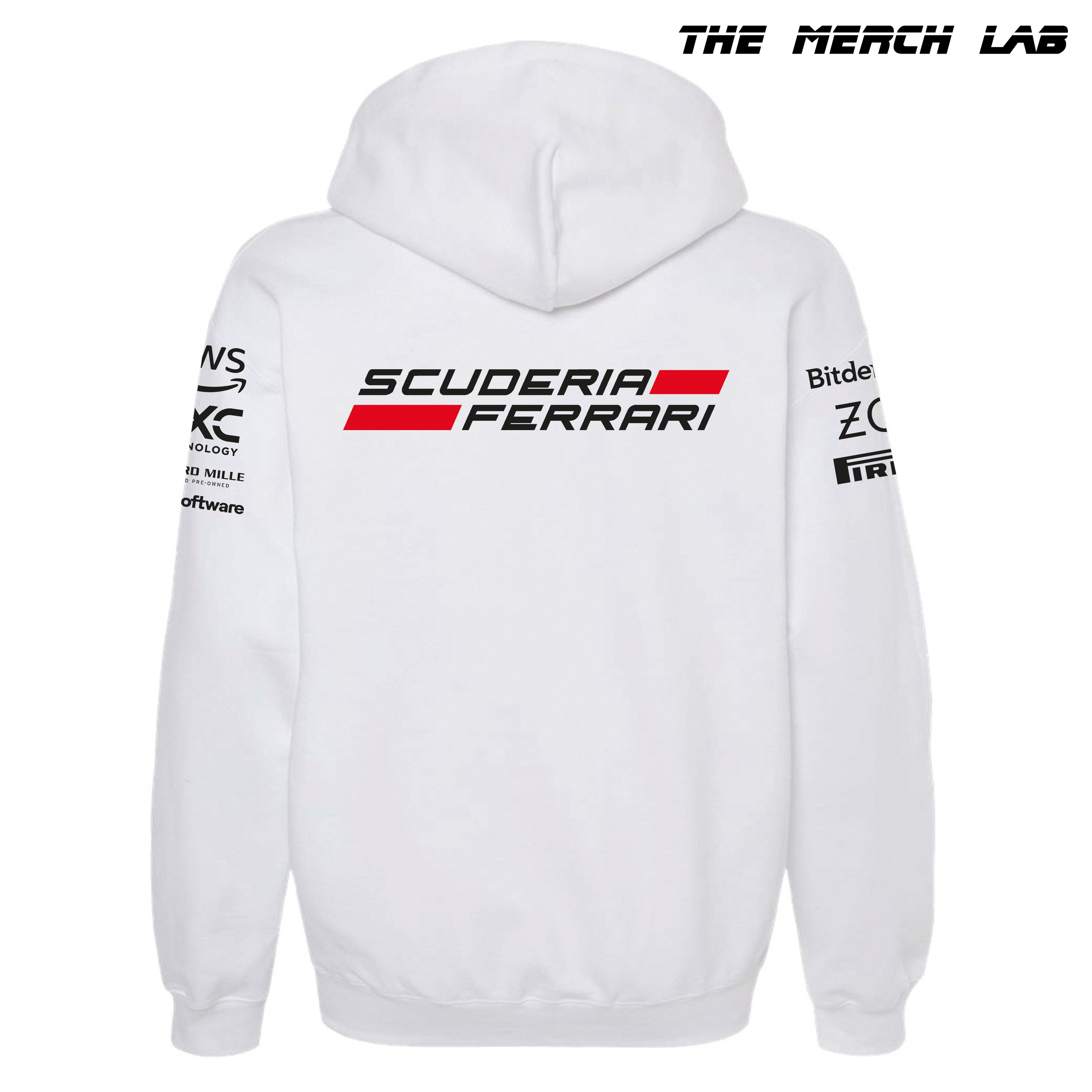 Ferrari F1 2024 White Hoodie
