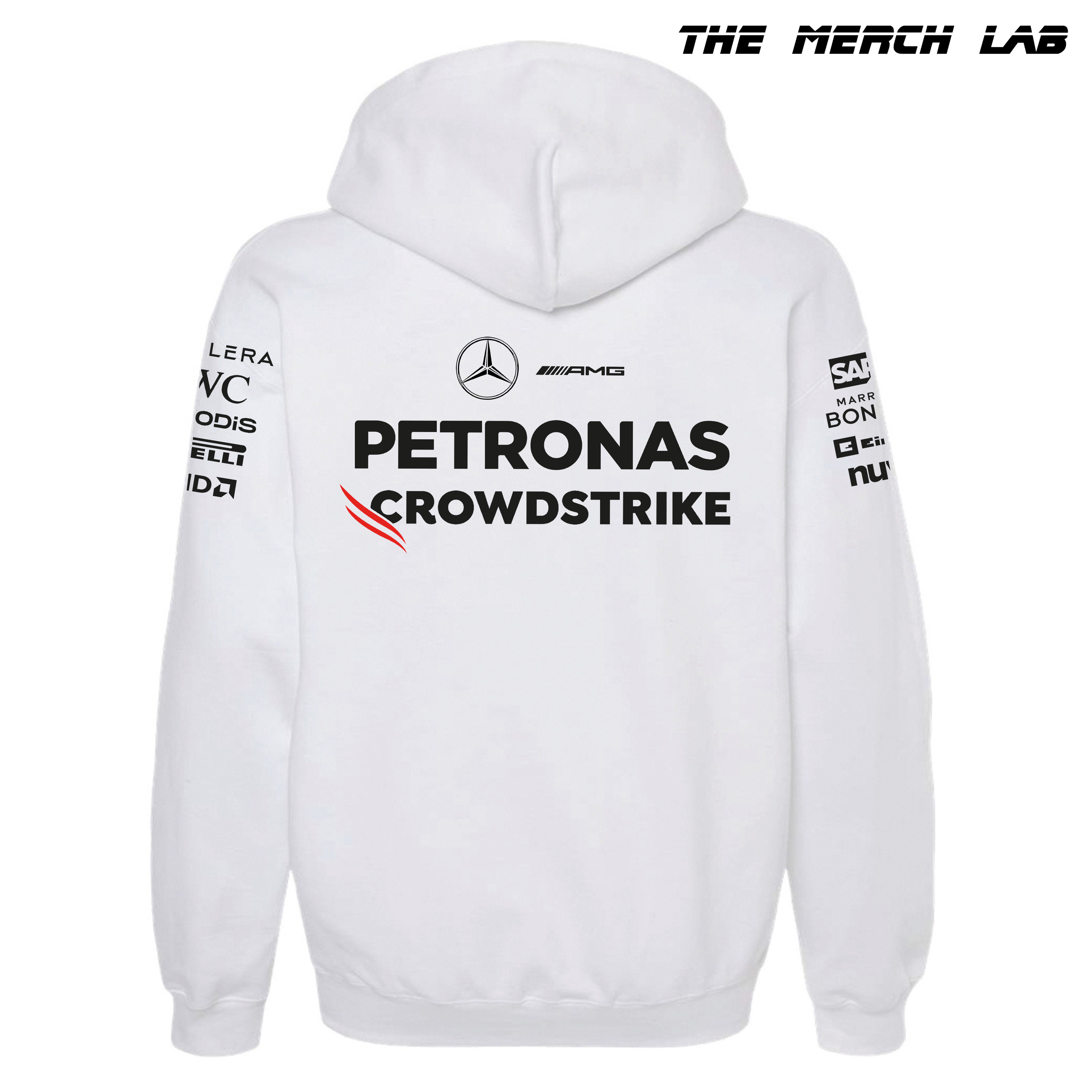 Mercedes F1 2024 White Hoodie