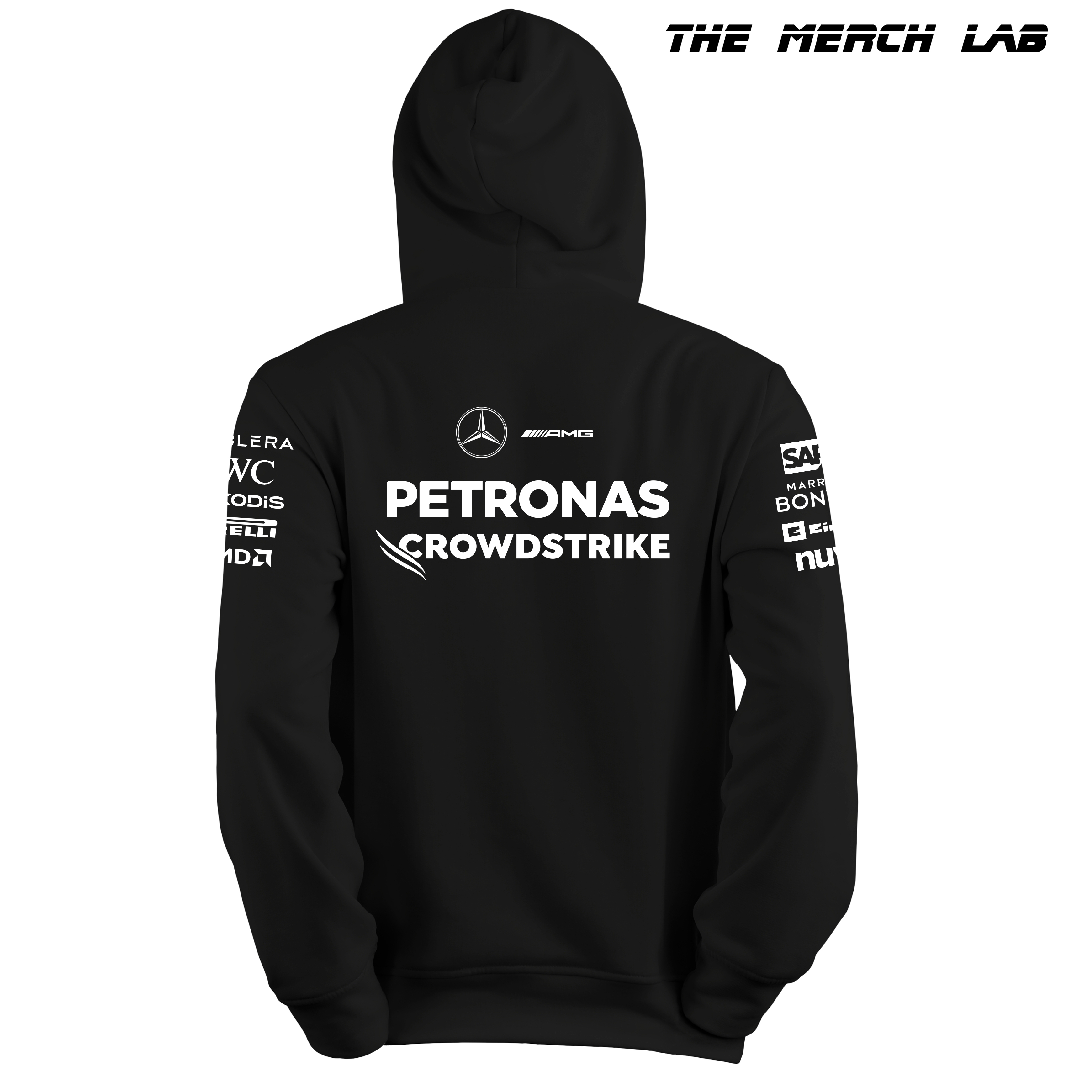 Mercedes F1 2024 Black Hoodie