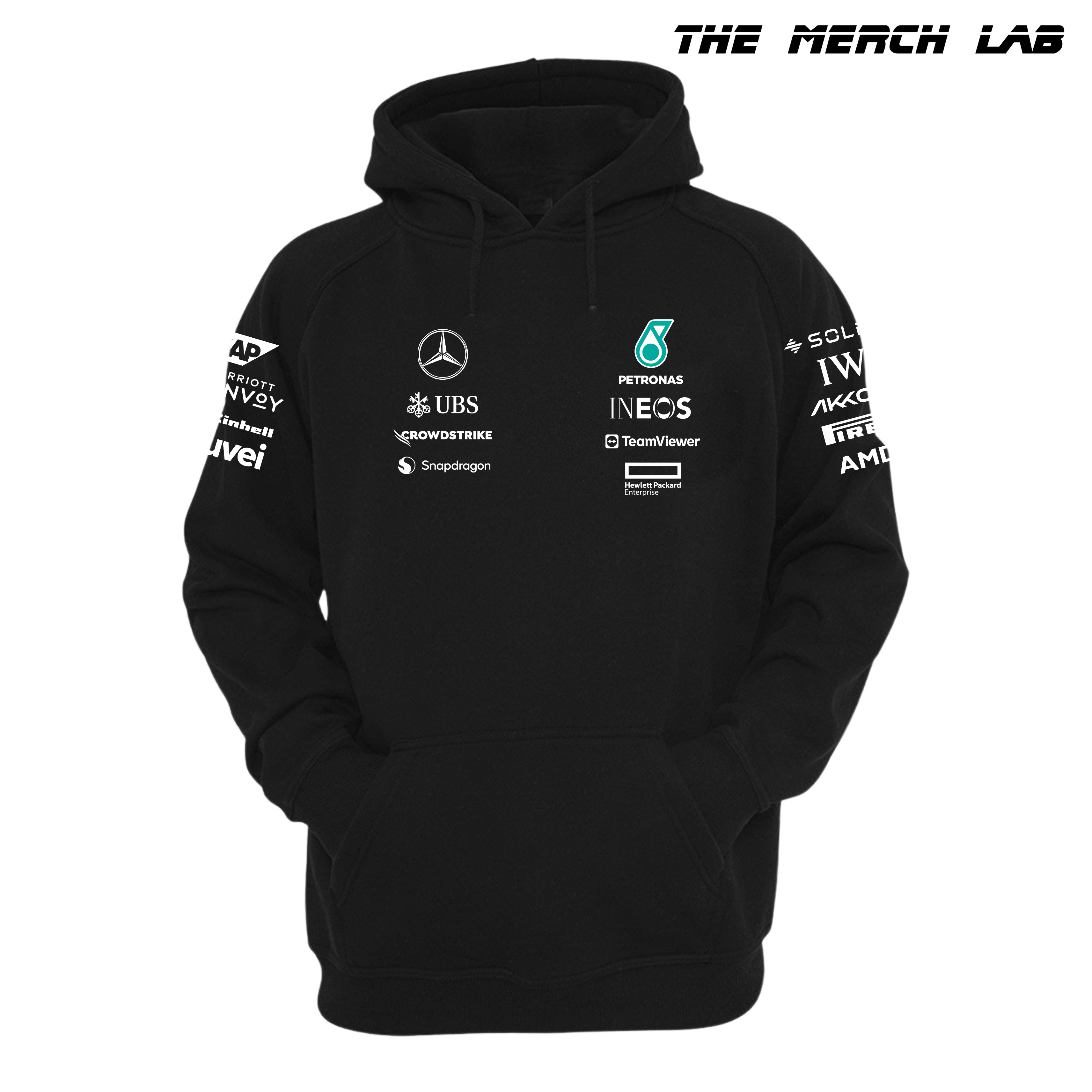 Mercedes F1 2024 Black Hoodie