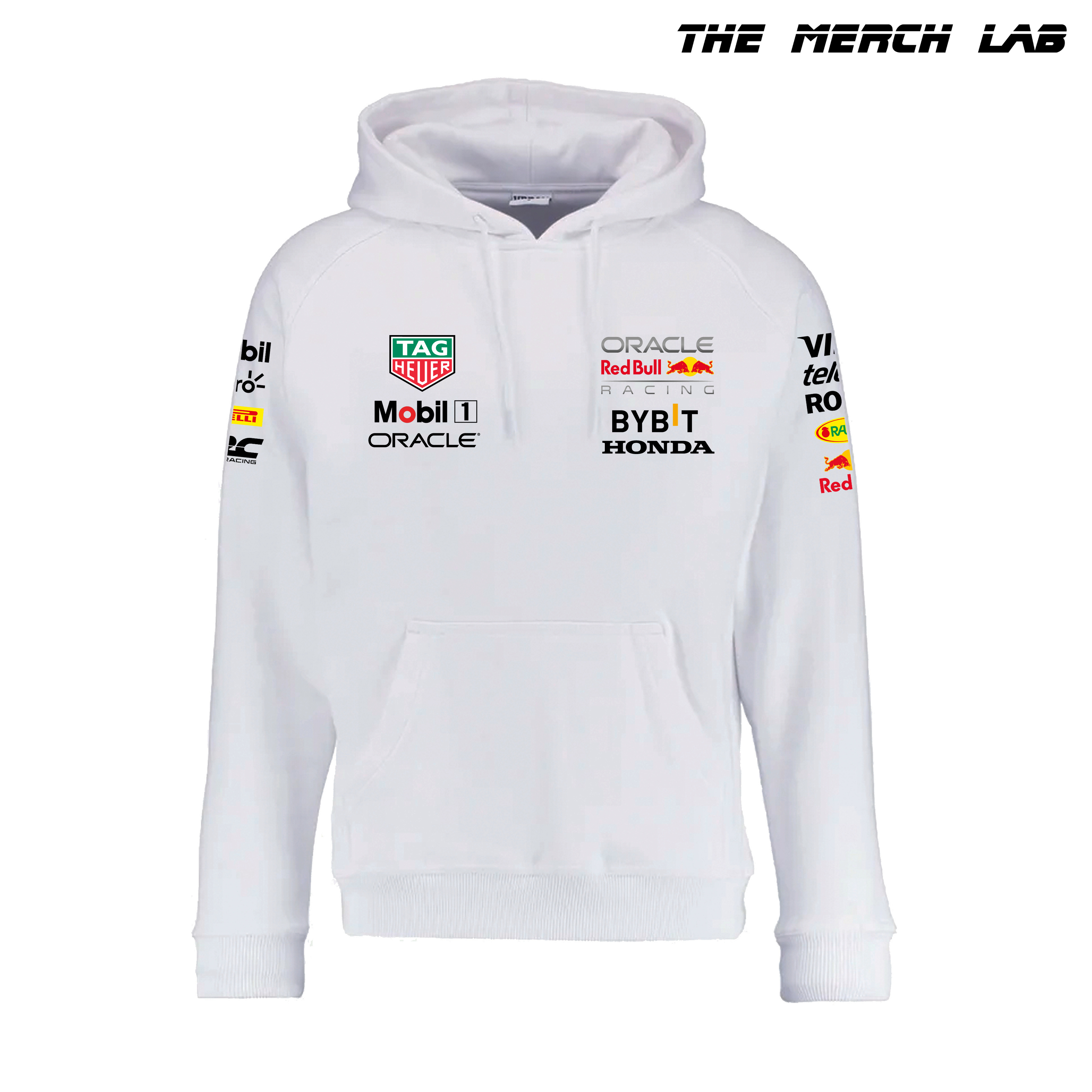 Red Bull F1 2024 White Hoodie