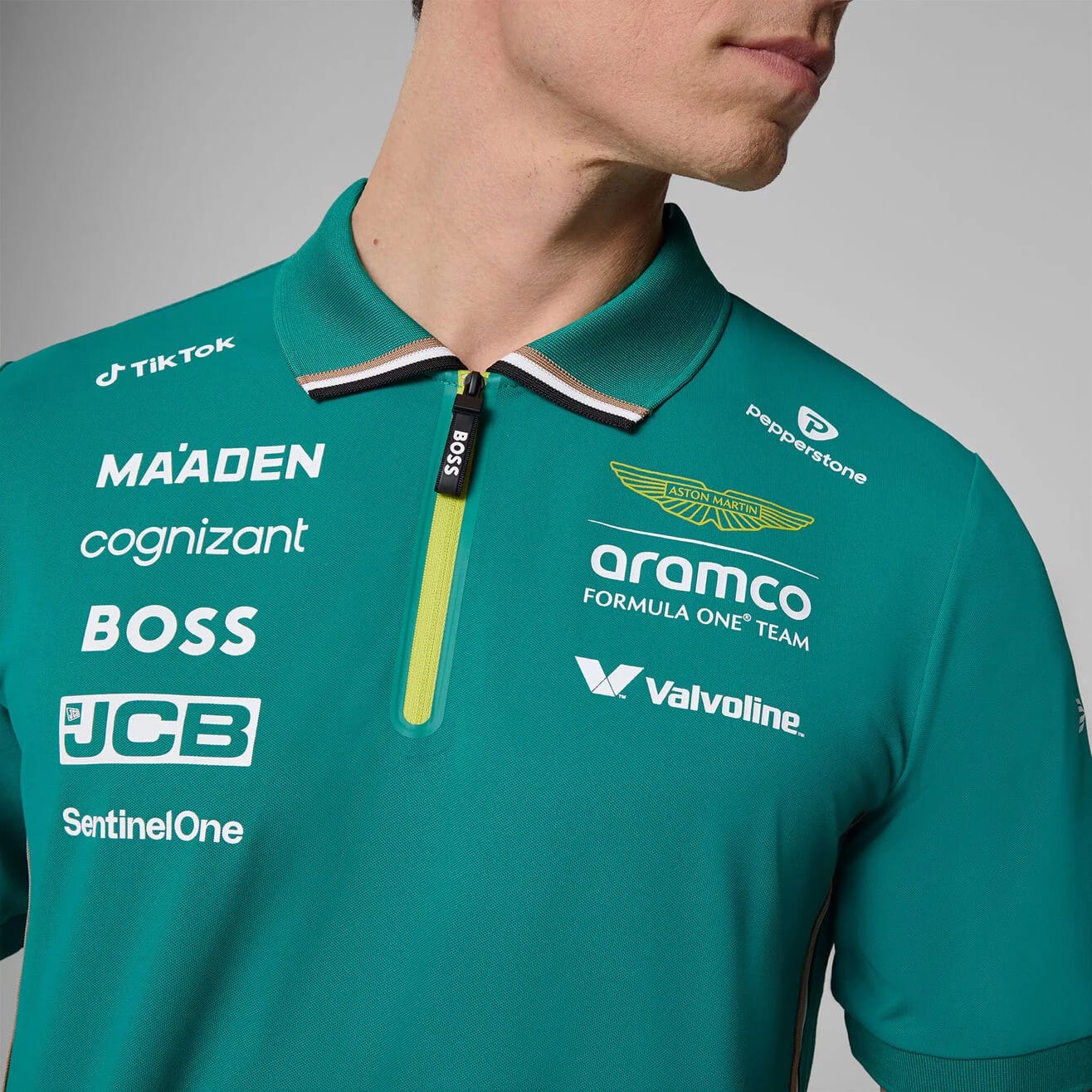 Aston Martin F1 2025 Zipper Shirt