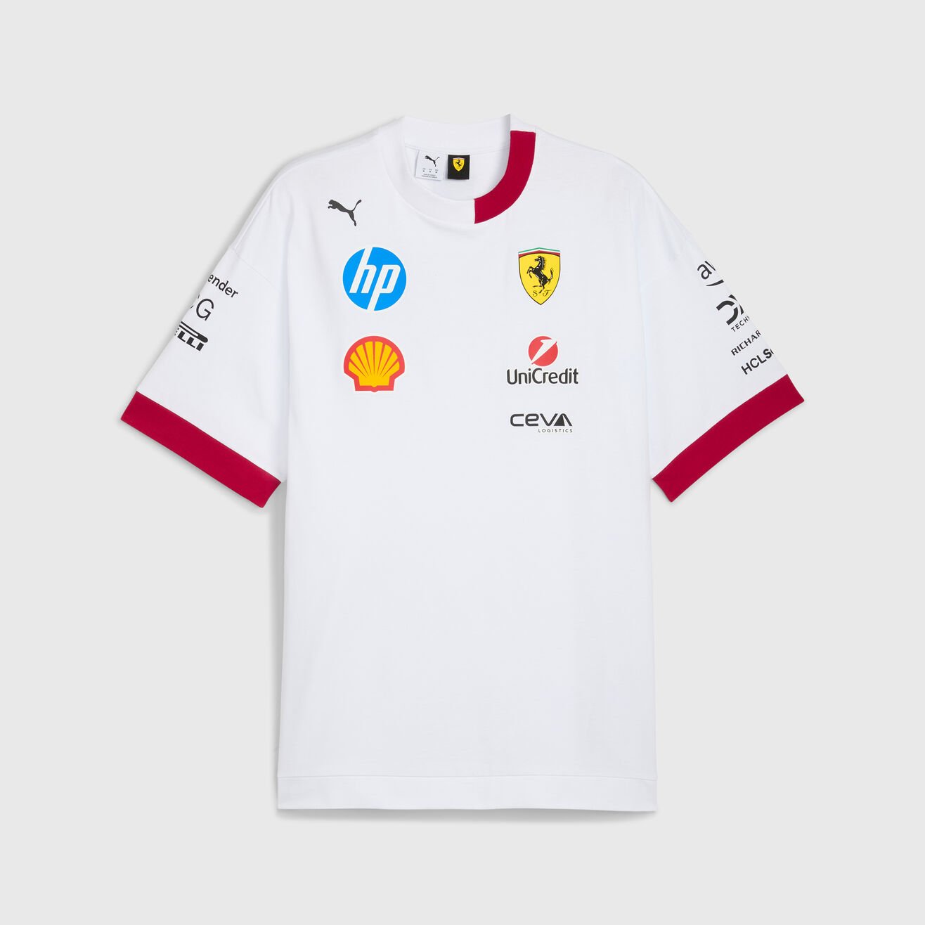 Ferrari F1 2025 White T-Shirt