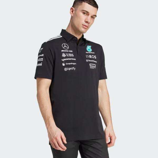 Mercedes F1 2025 Black Polo