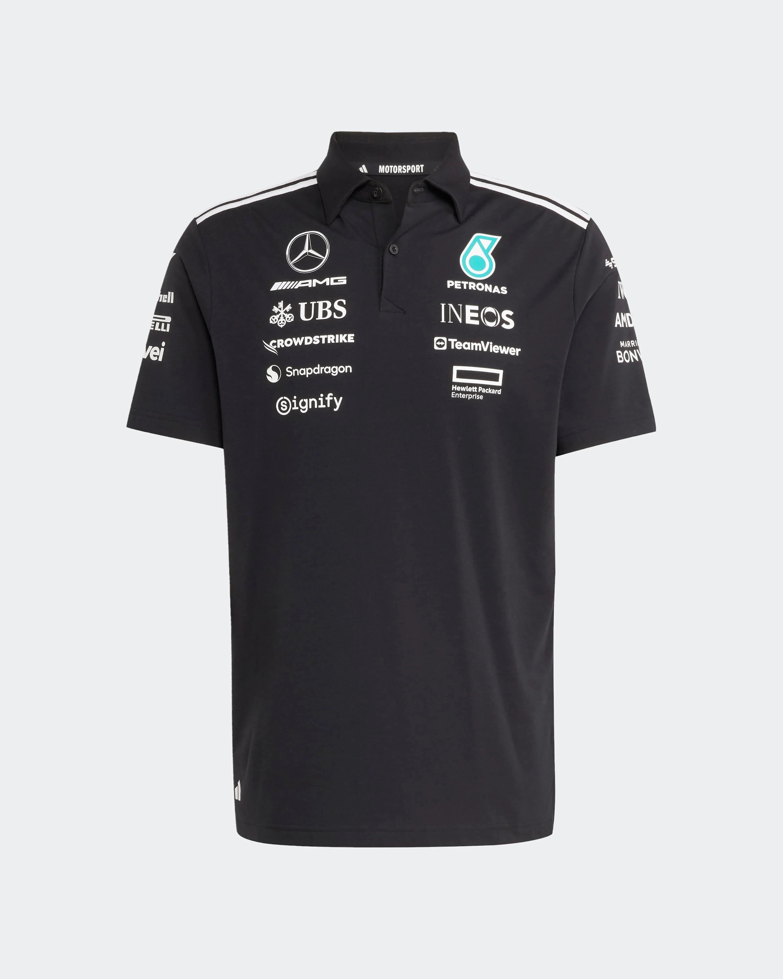 Mercedes F1 2025 Black Polo
