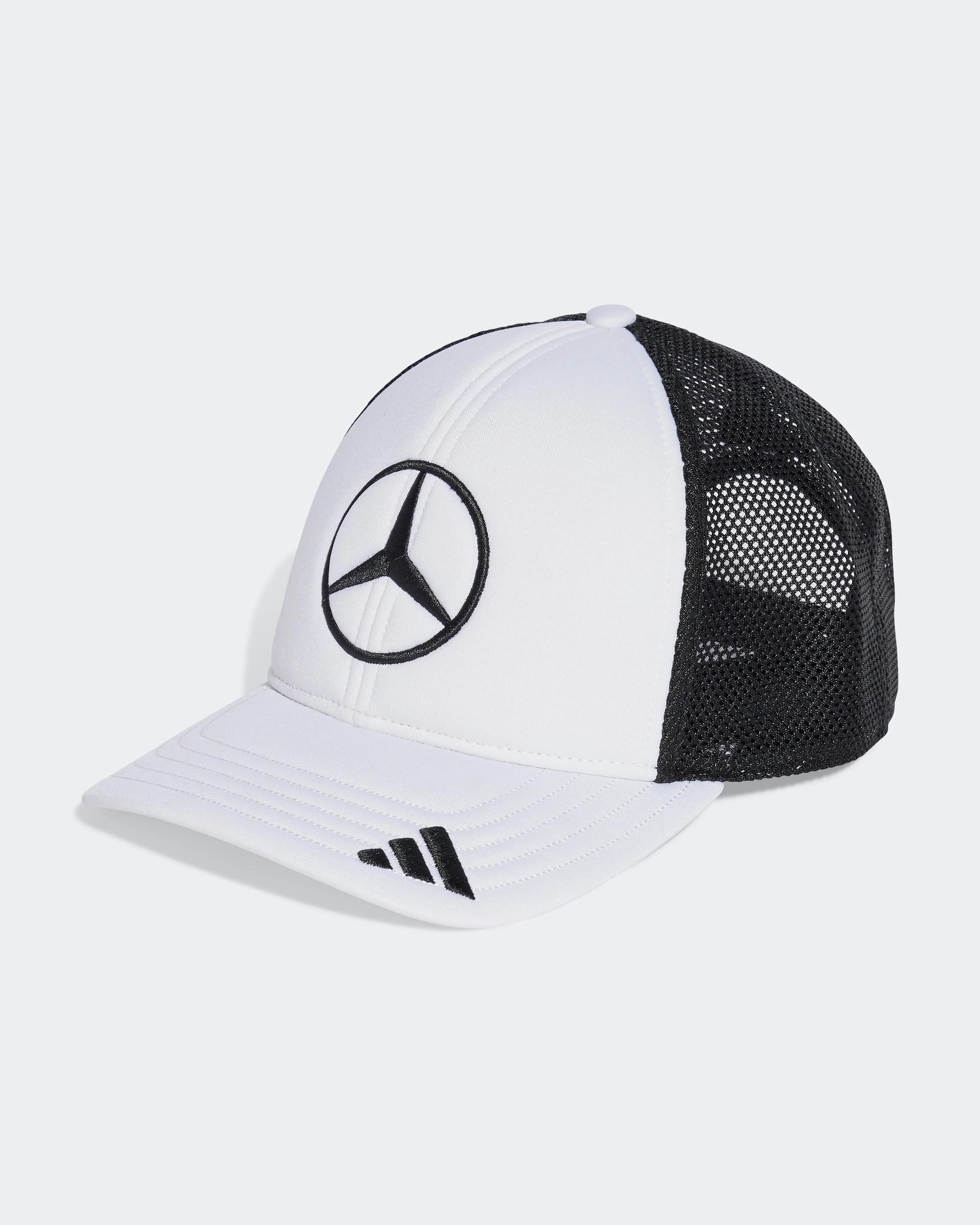 Mercedes 2025 White Net Cap