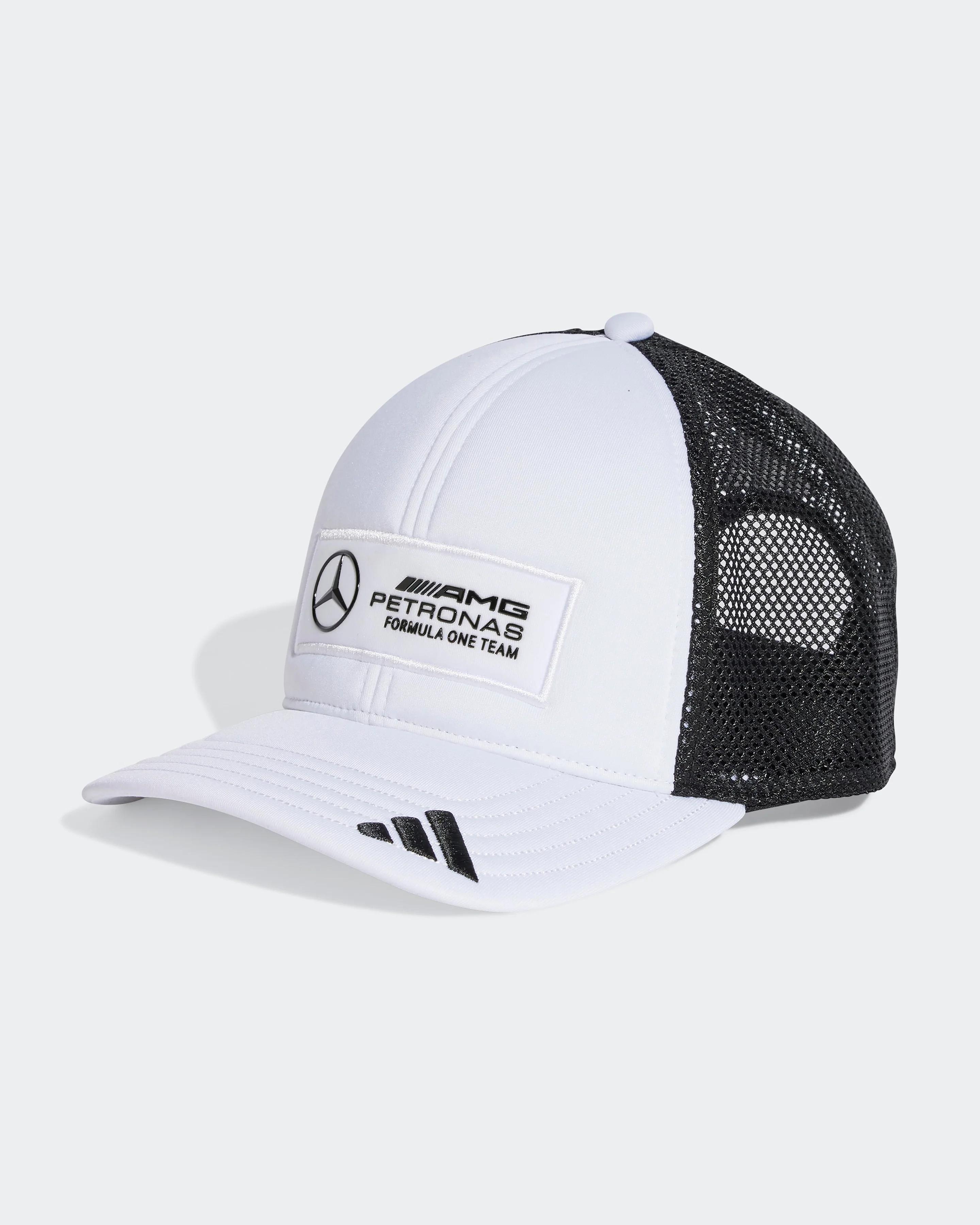 Mercedes Petronas 2025 White Net Cap