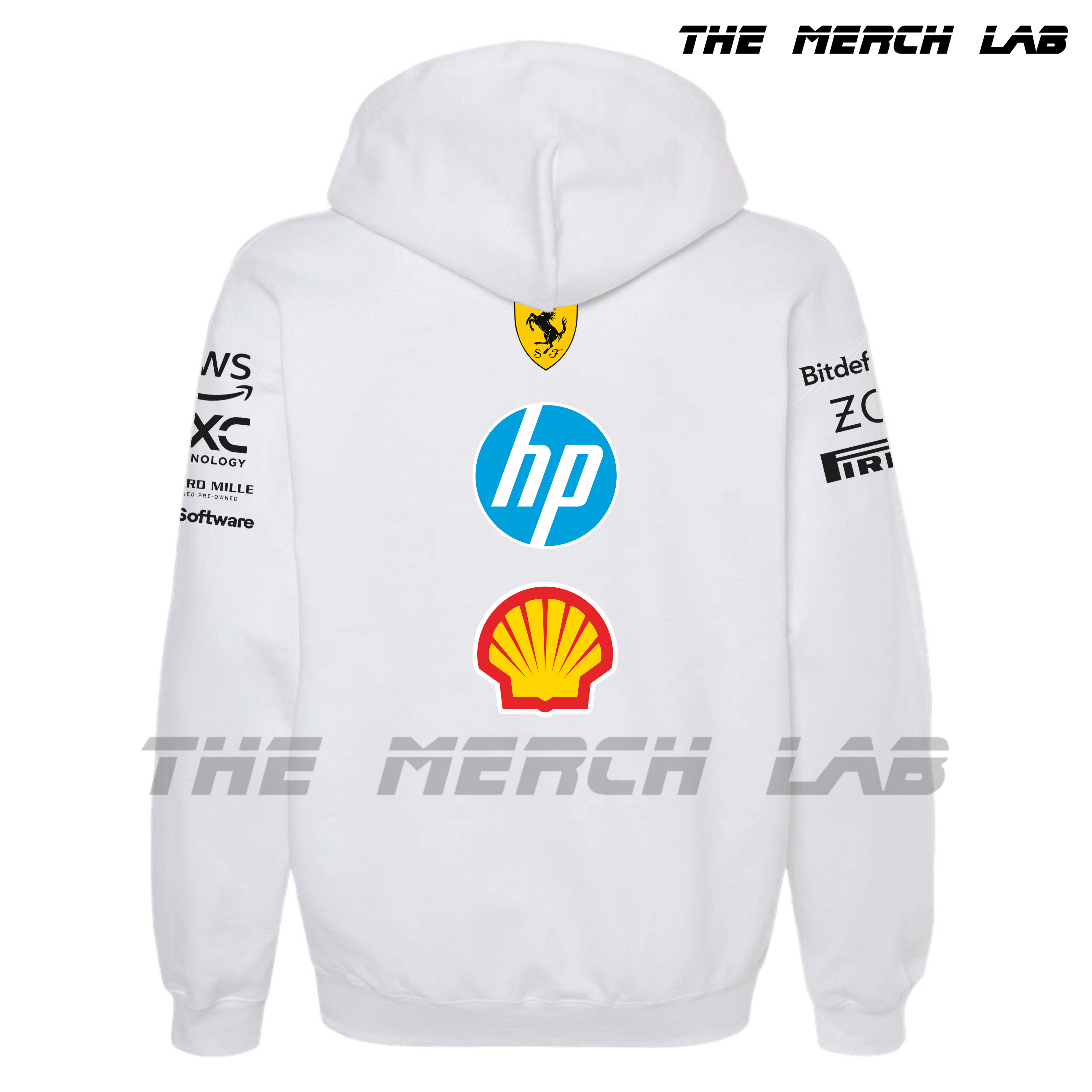 Ferrari F1 2025 White Hoodie