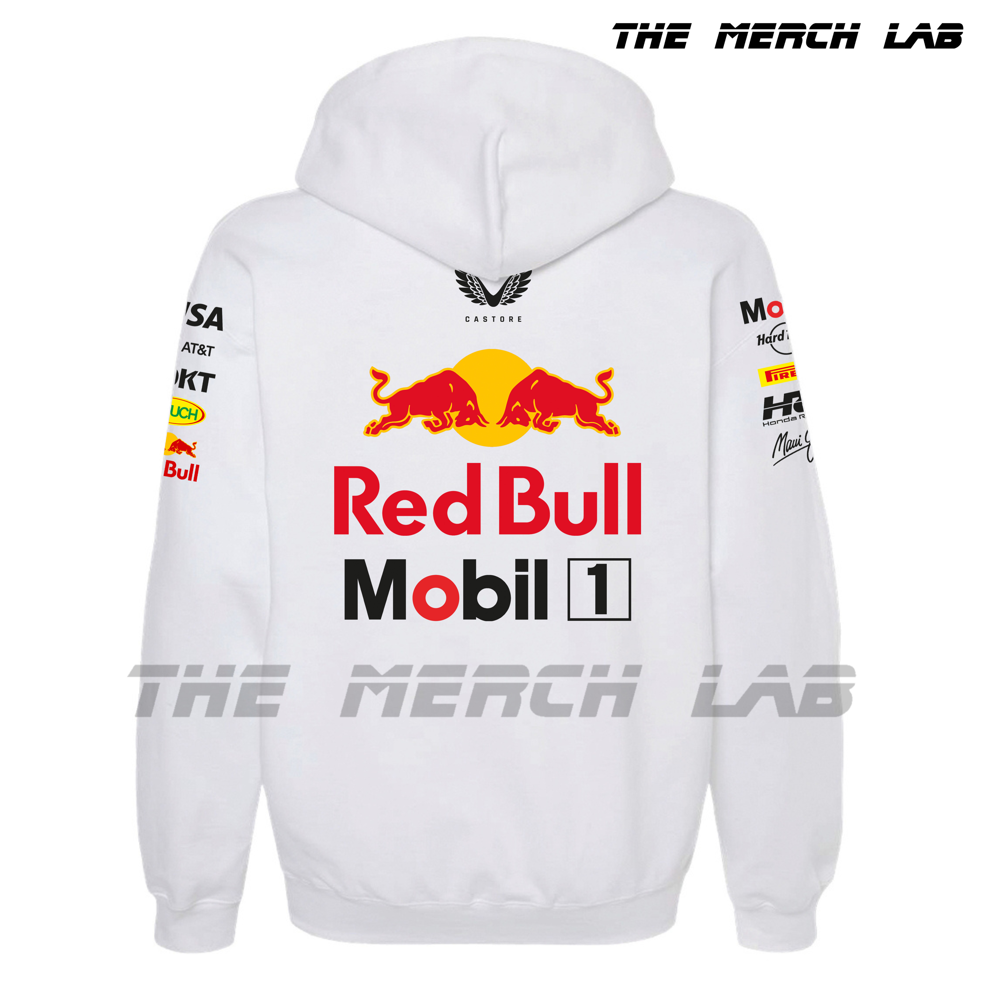 Red Bull F1 2025 White Hoodie