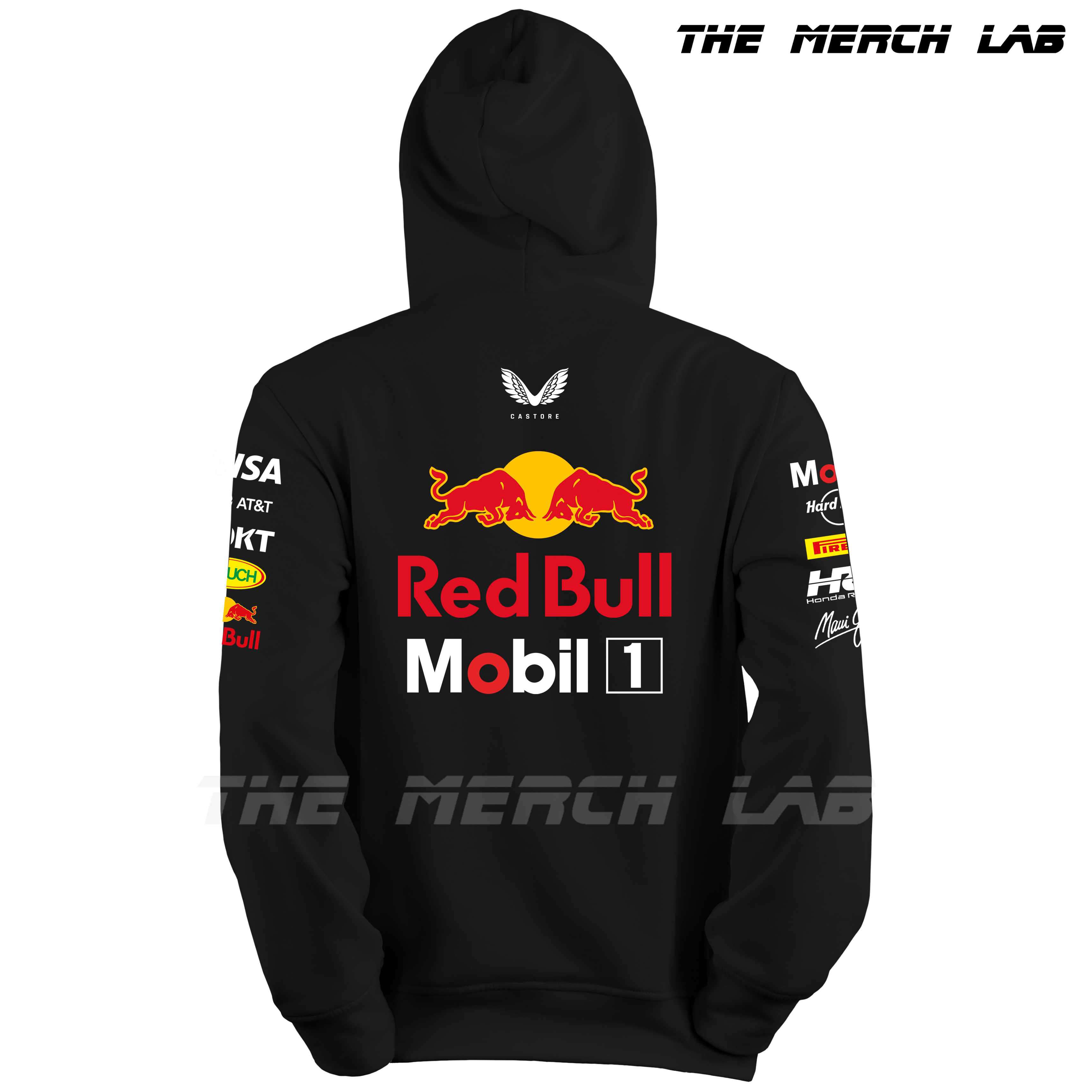 Red Bull F1 2025 Black Hoodie