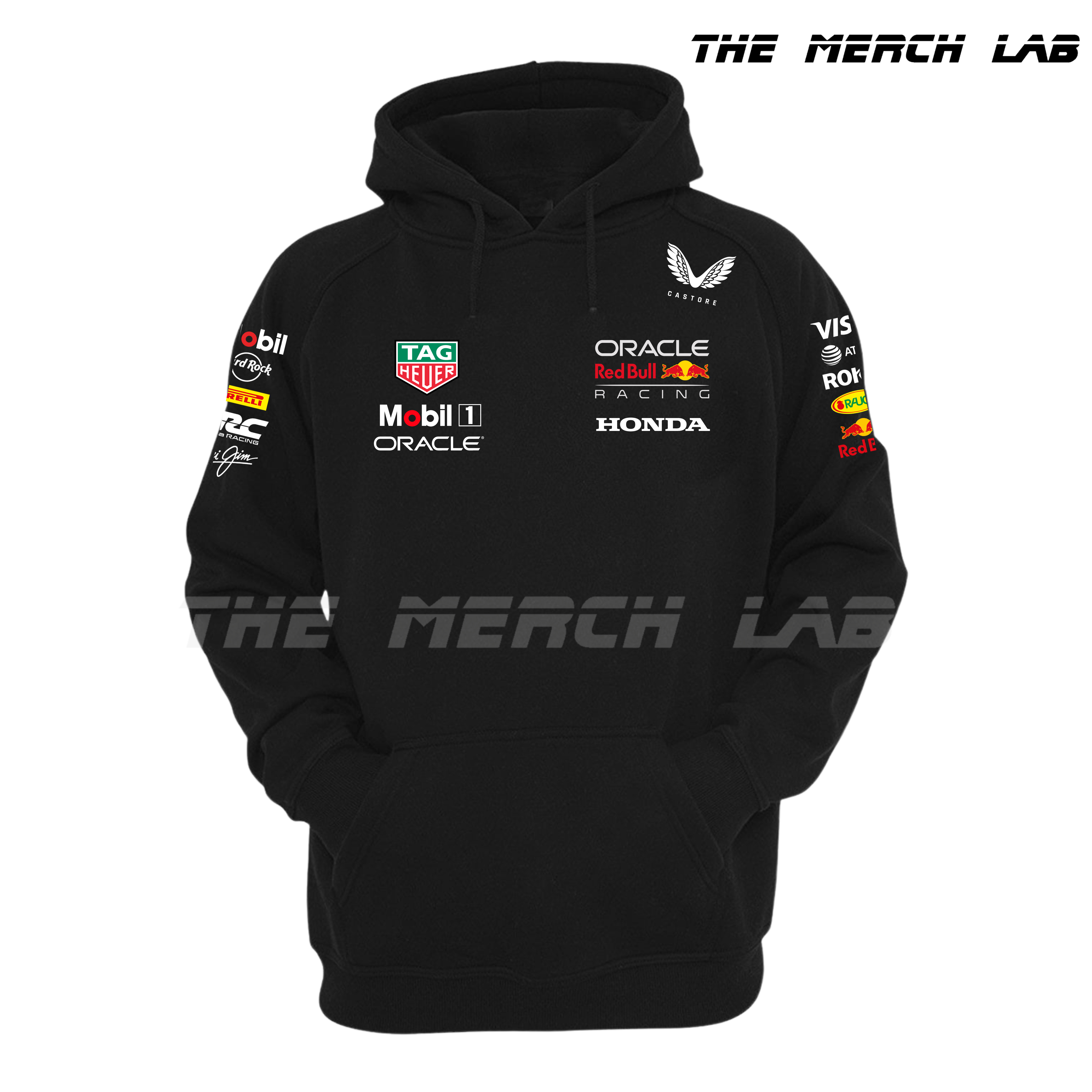 Red Bull F1 2025 Black Hoodie