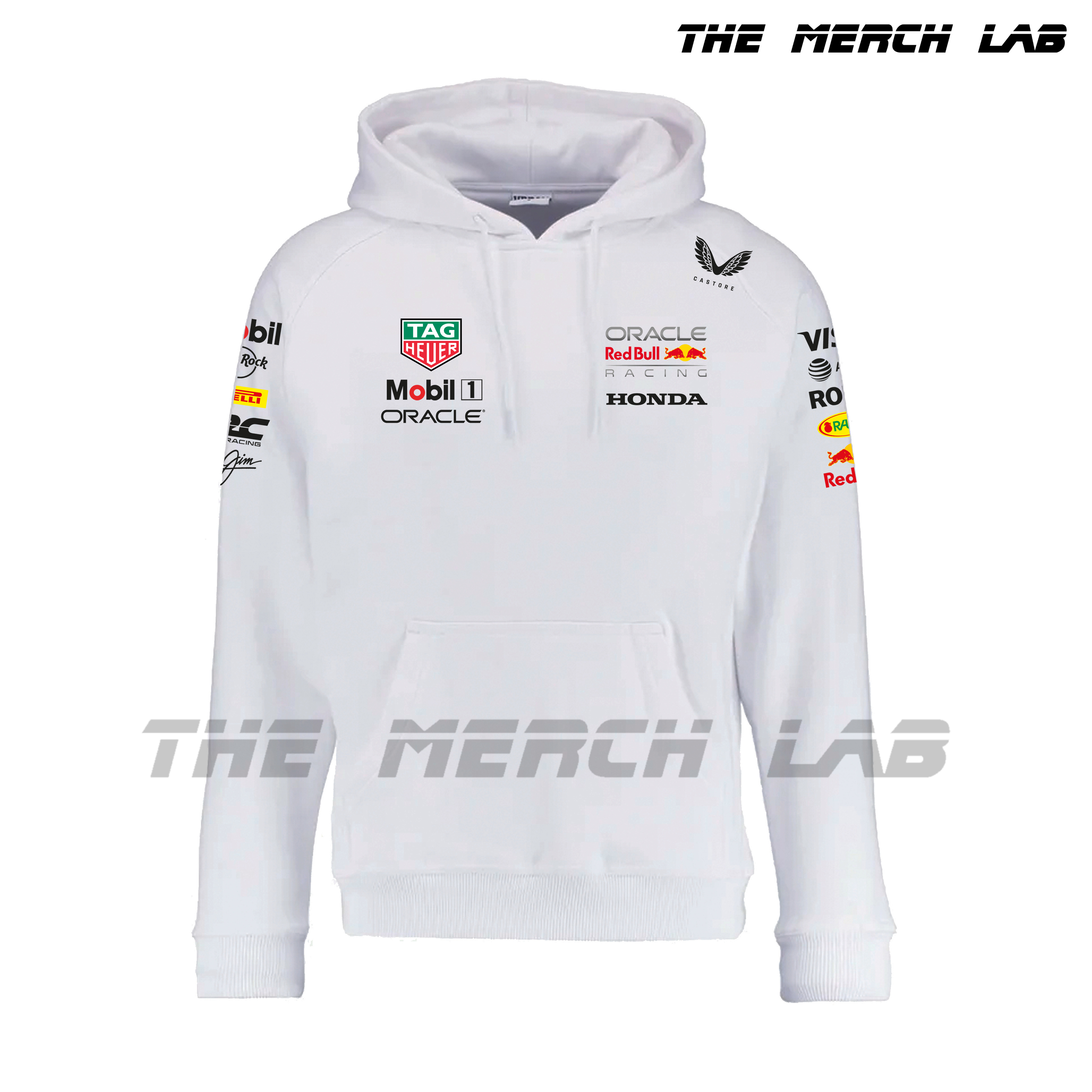 Red Bull F1 2025 White Hoodie